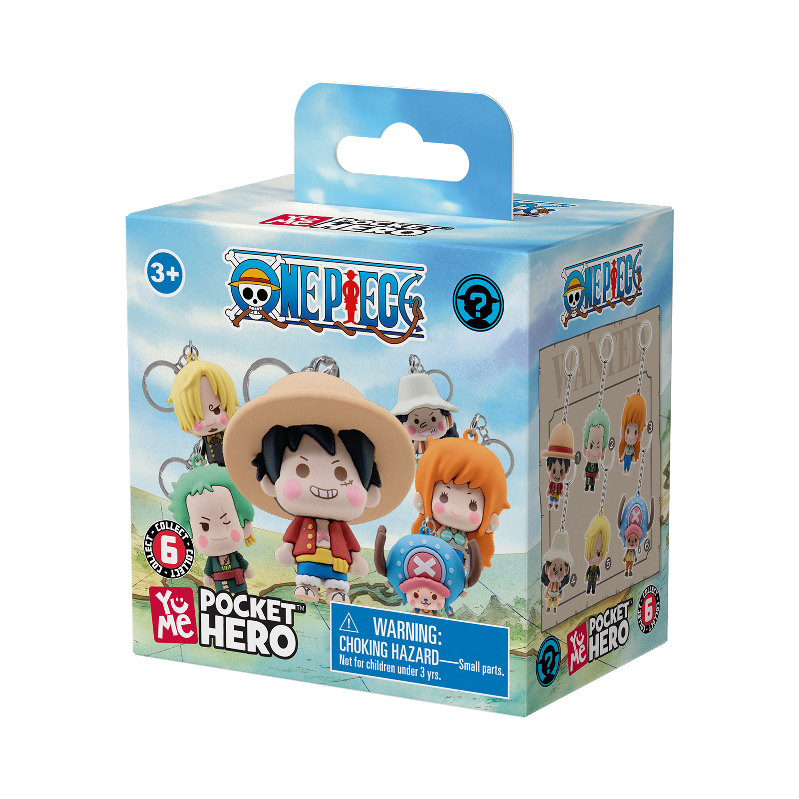 One Piece - Llavero YuMe Pocket Hero Serie 2 Caja Sorpresa