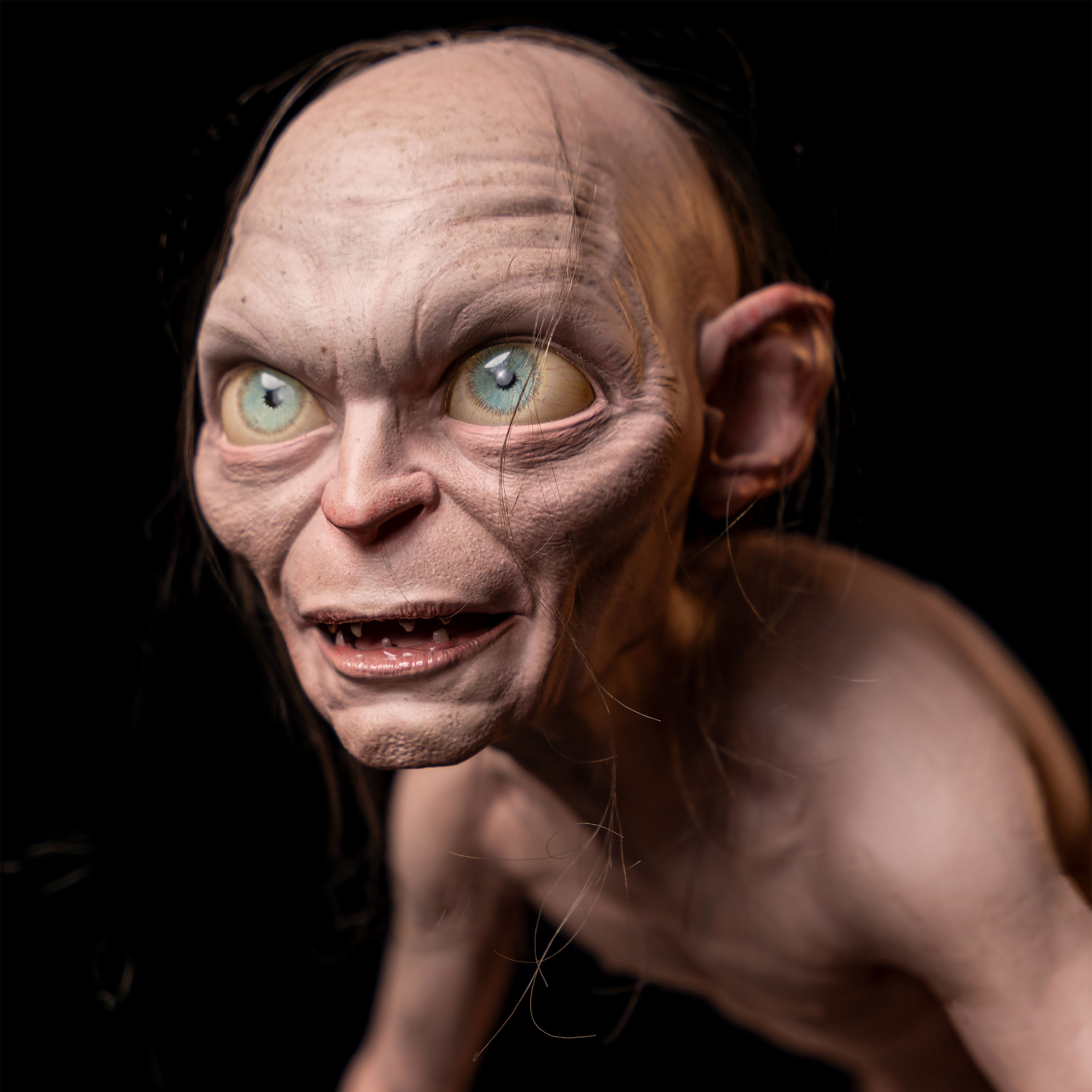 Statua a grandezza naturale di Gollum 1:1 - Il Signore degli Anelli