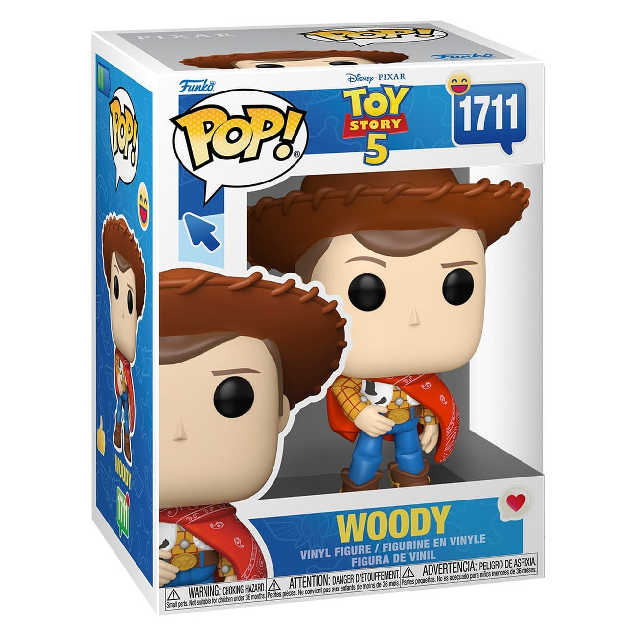 Toy Story 5 POP! Disney vinyl figure Woody 9 cm