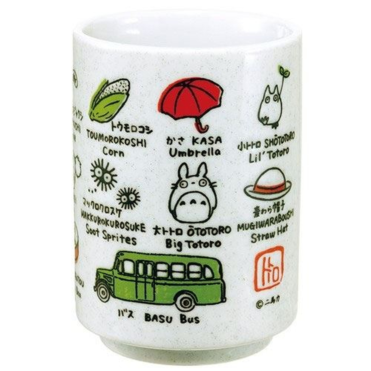 Mi Vecino Totoro Taza de té japonesa Personajes