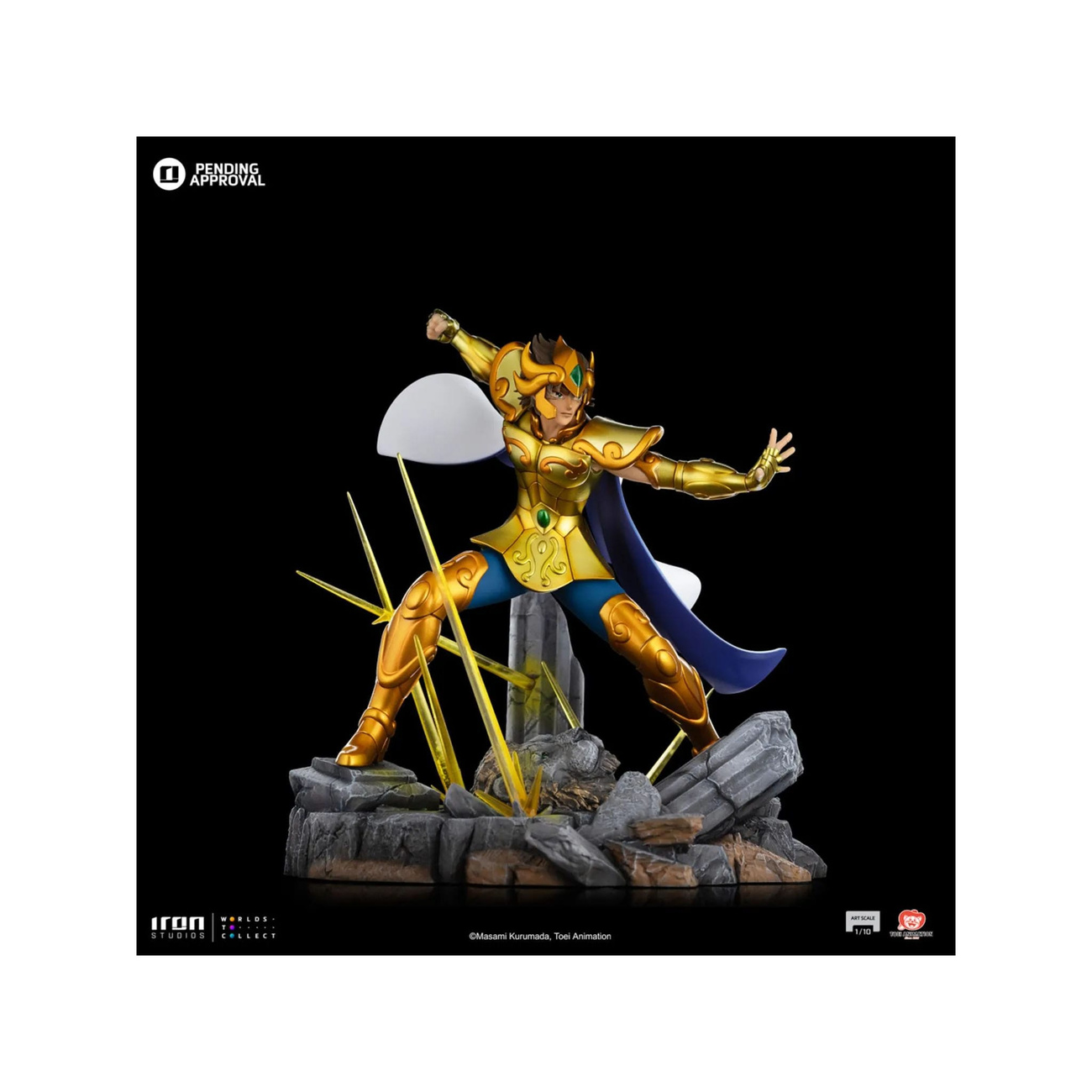 Saint Seiya Figura Art Scale 1/10 Leo Aiolia 24 cm
