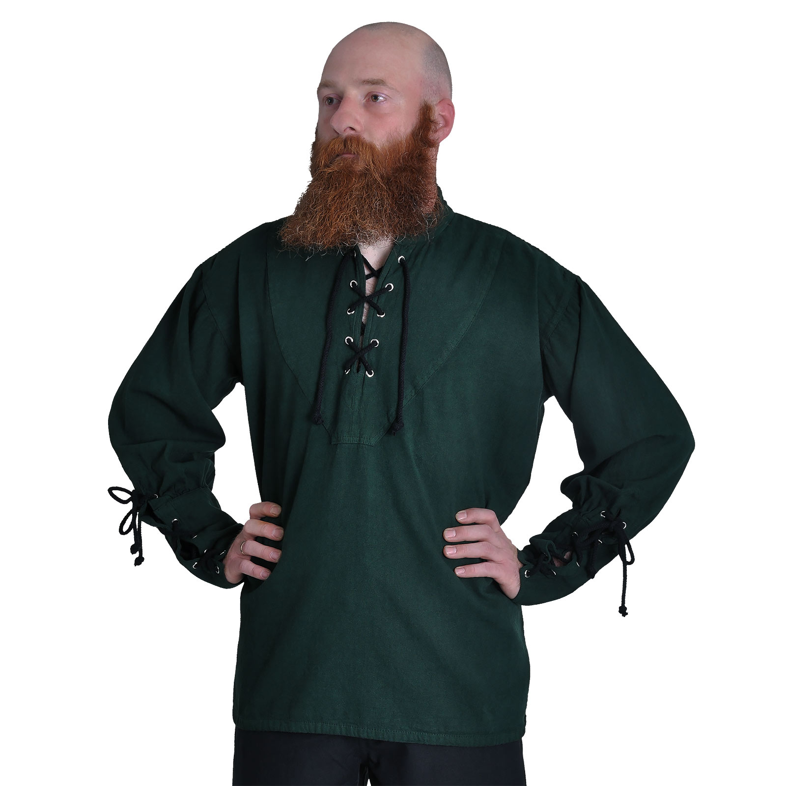 Middeleeuws Shirt Donkergroen
