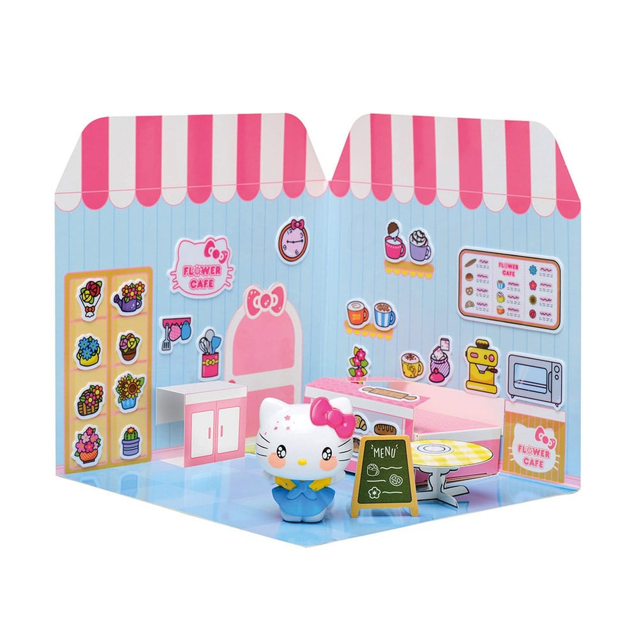 Hello Kitty and Friends Minifigurka Sticker House Hello Kitty Flower Café