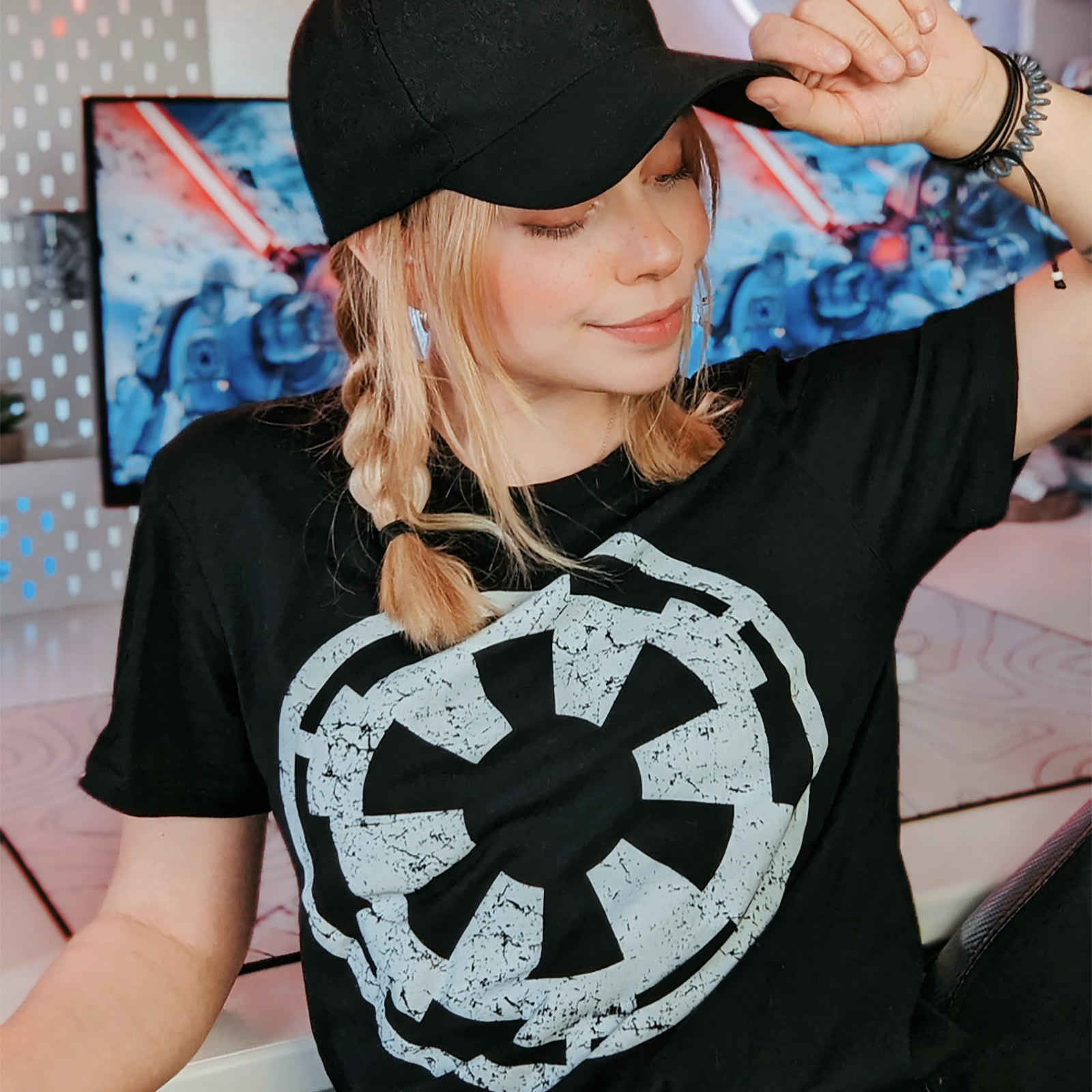 T-shirt logo Impérium noir - Star Wars Andor