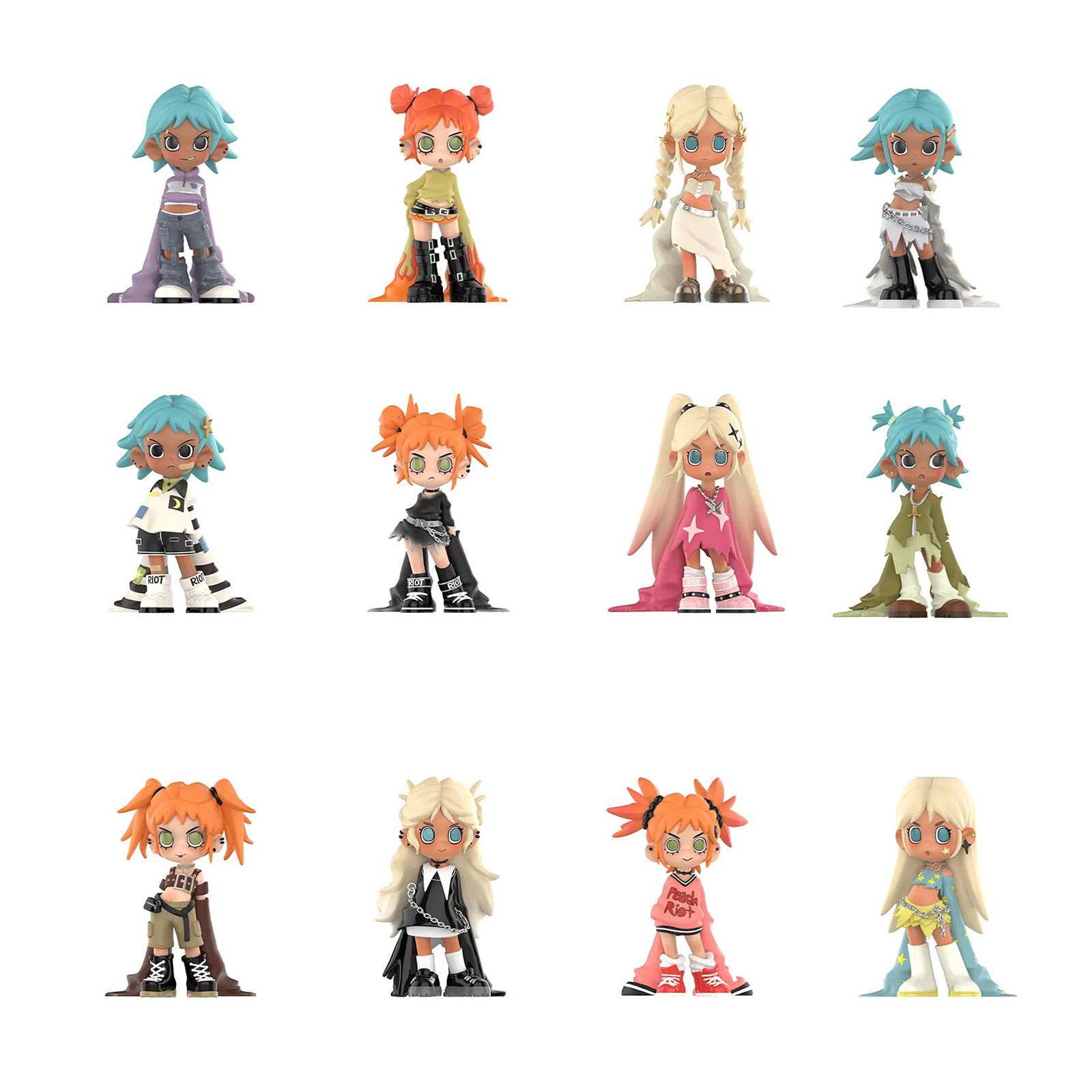Peach Riot - Lil Loading! Series POP MART Mystery Figures Display