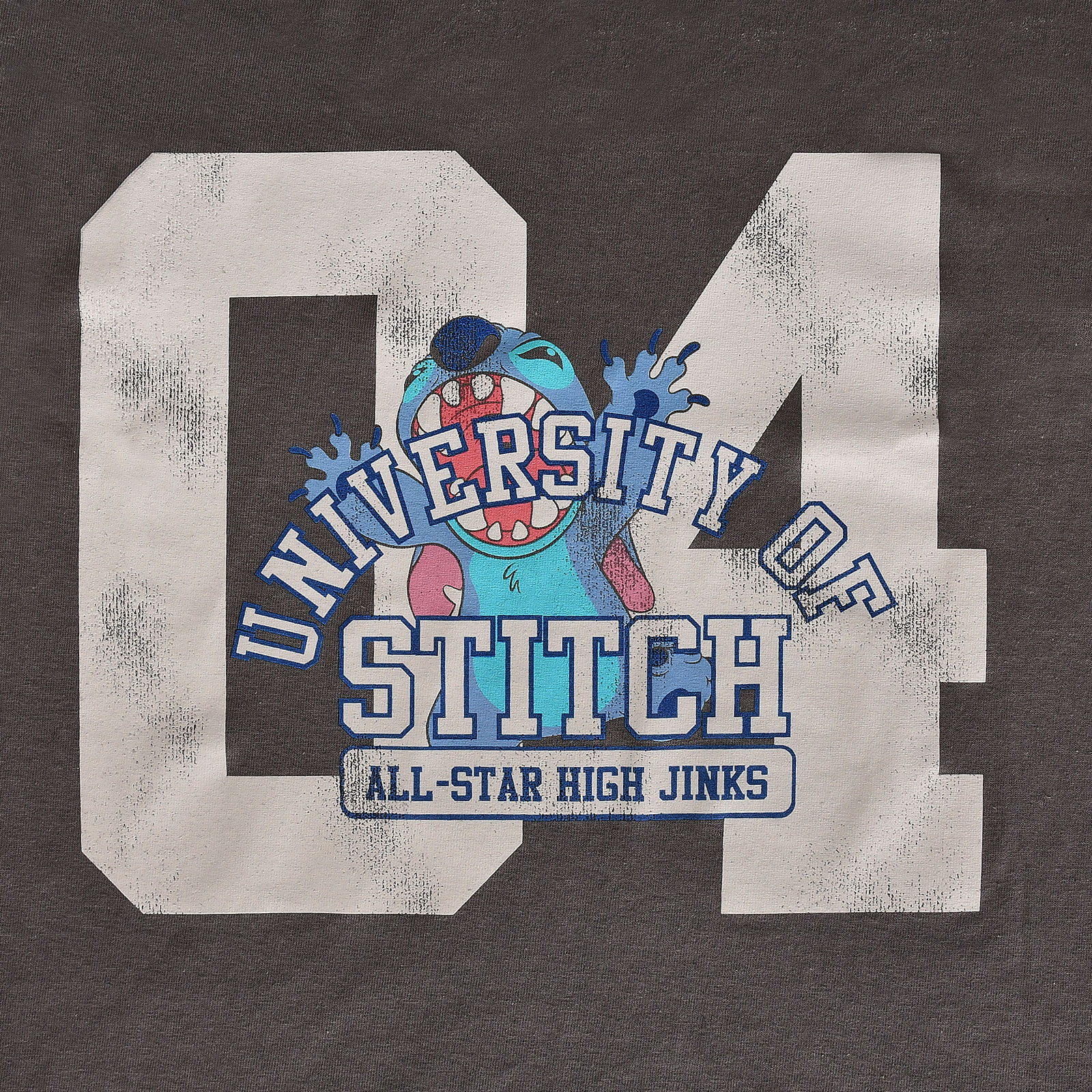 Lilo & Stitch - University of Stitch T-shirt grijs