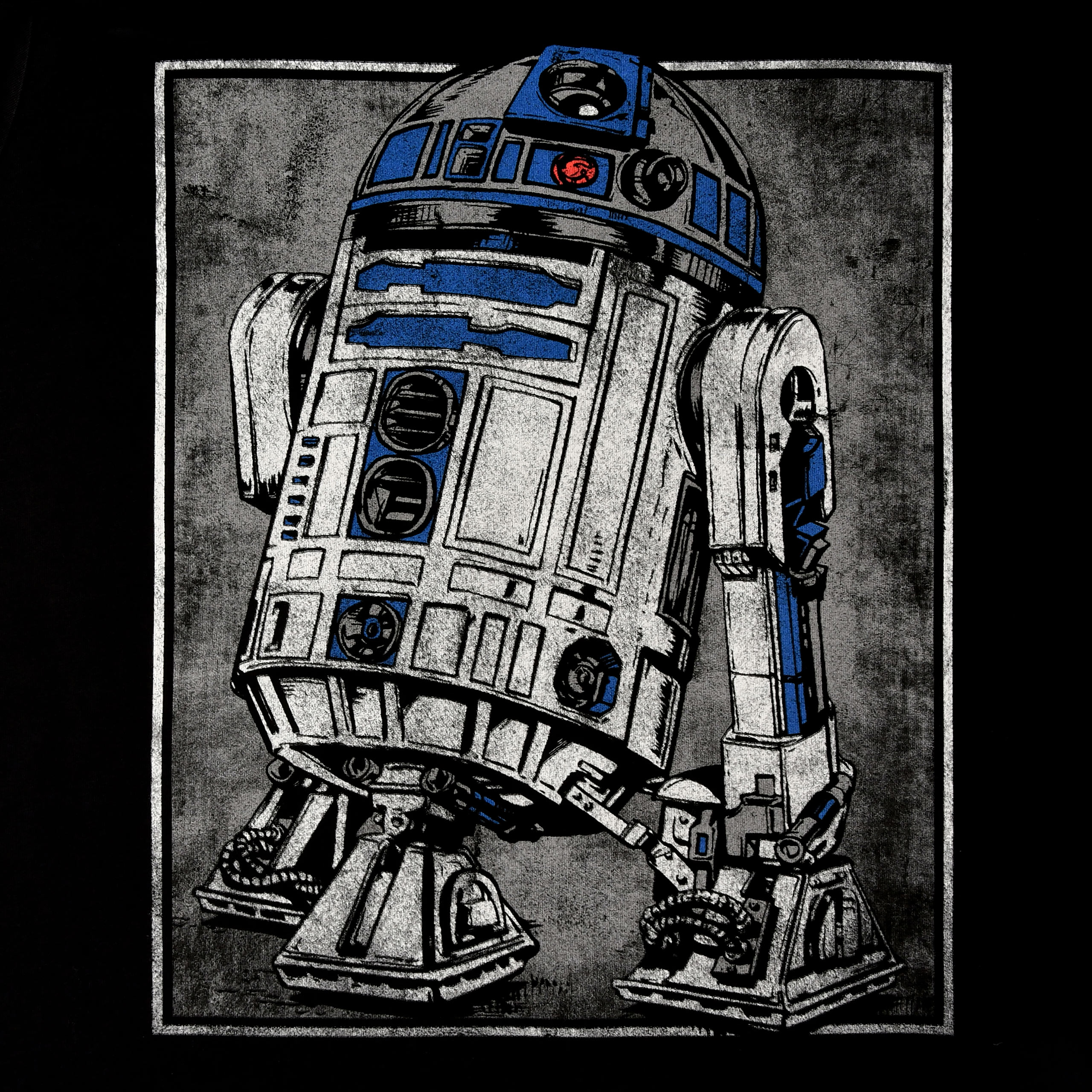 Star Wars - R2D2 Portrait T-Shirt black