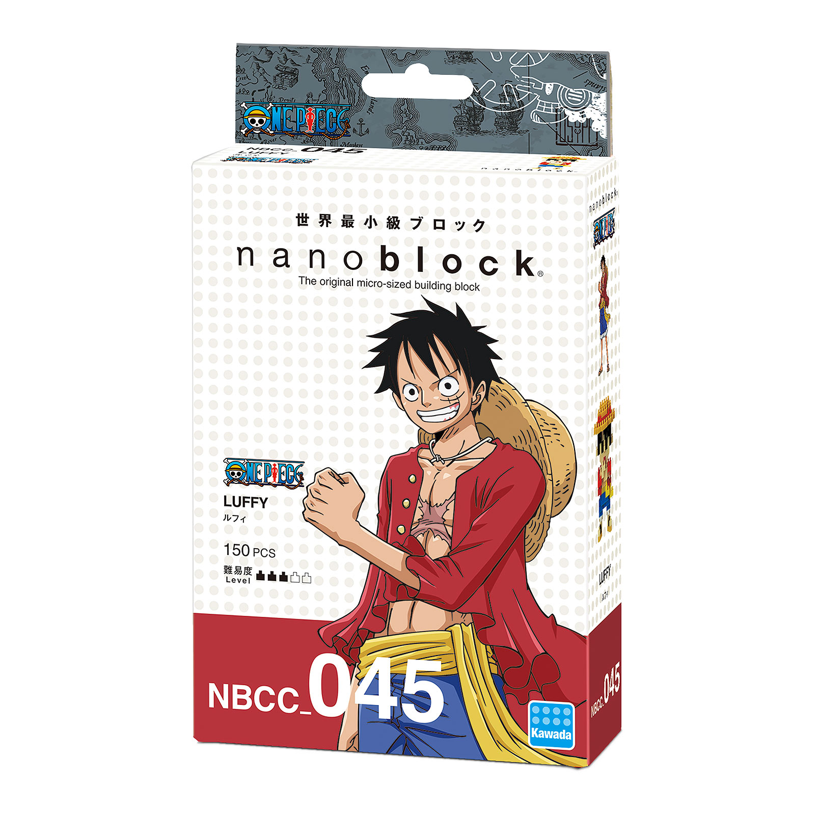 One Piece - Luffy nanoblock Mini Baustein Figur