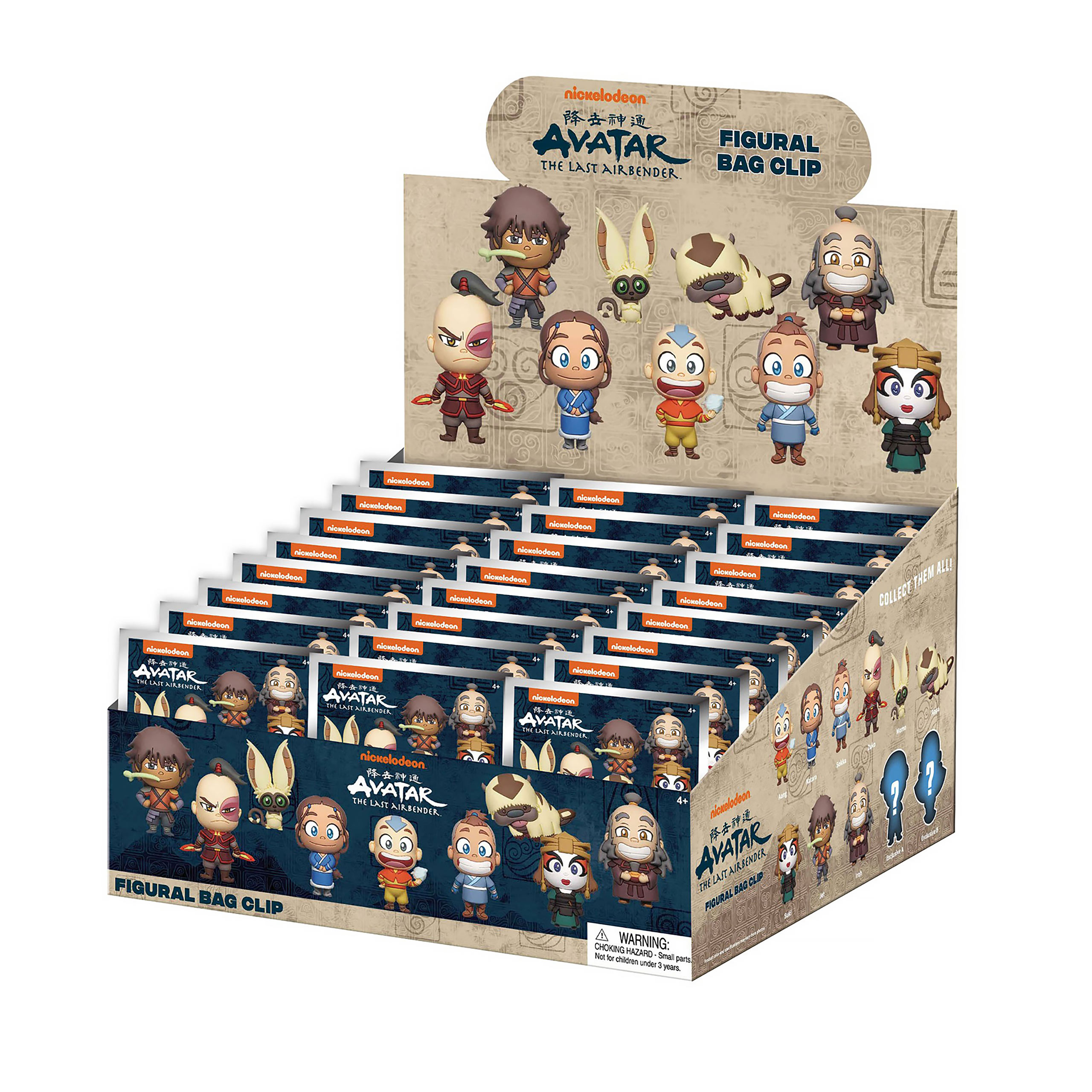 Avatar The Last Airbender - Mystery Figur Taschenanhänger Display E1094529