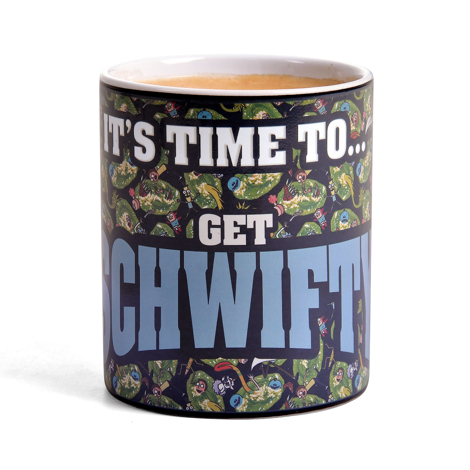 Rick and Morty - Get Schwifty thermo effect mug