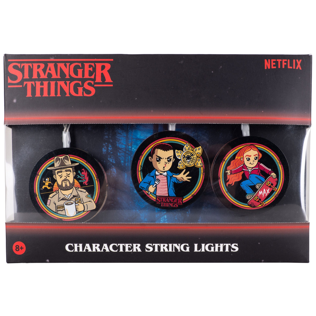 Stranger Things Fairy Lights Characters