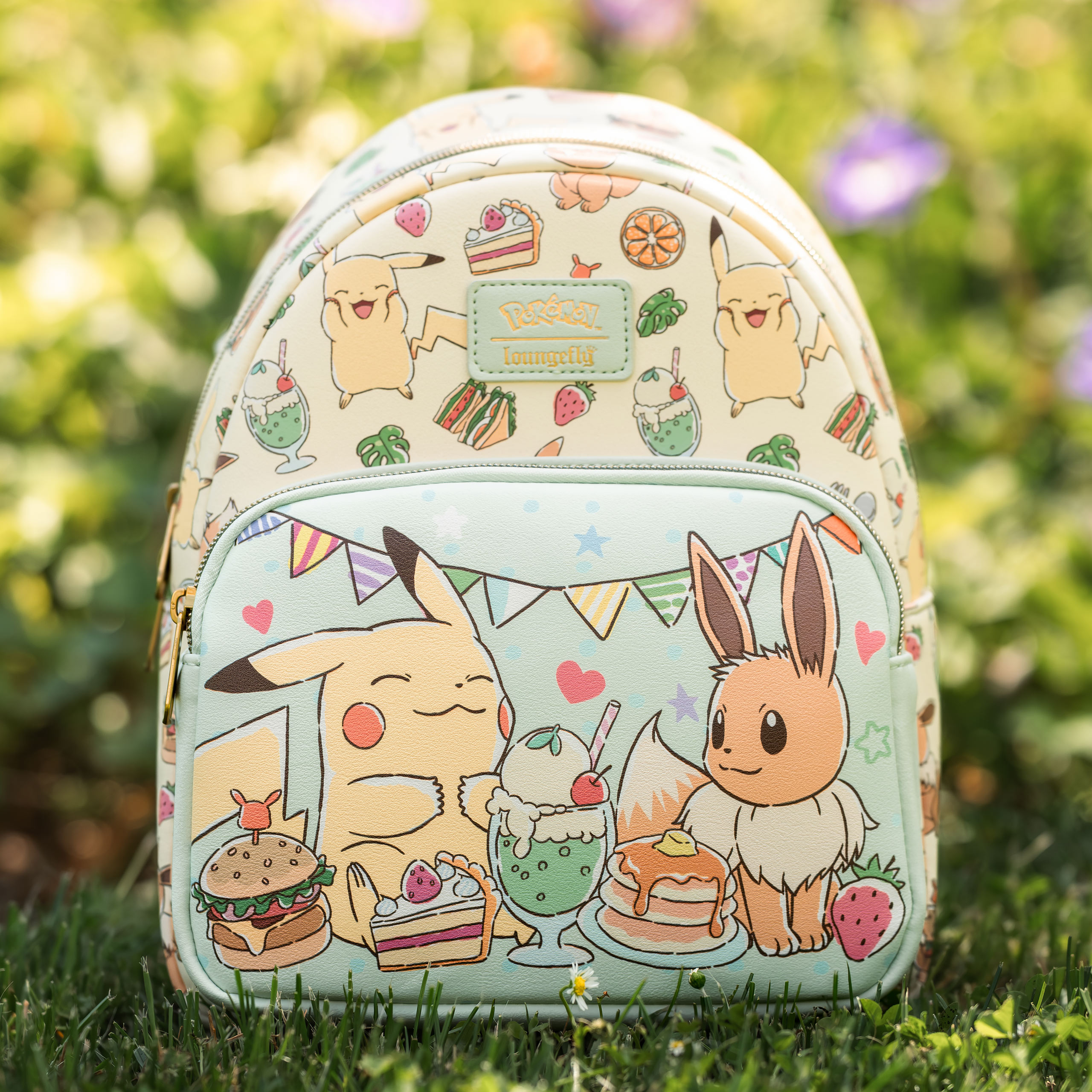 Pokémon - Mini plecak Pikachu i Eevee Food Collection
