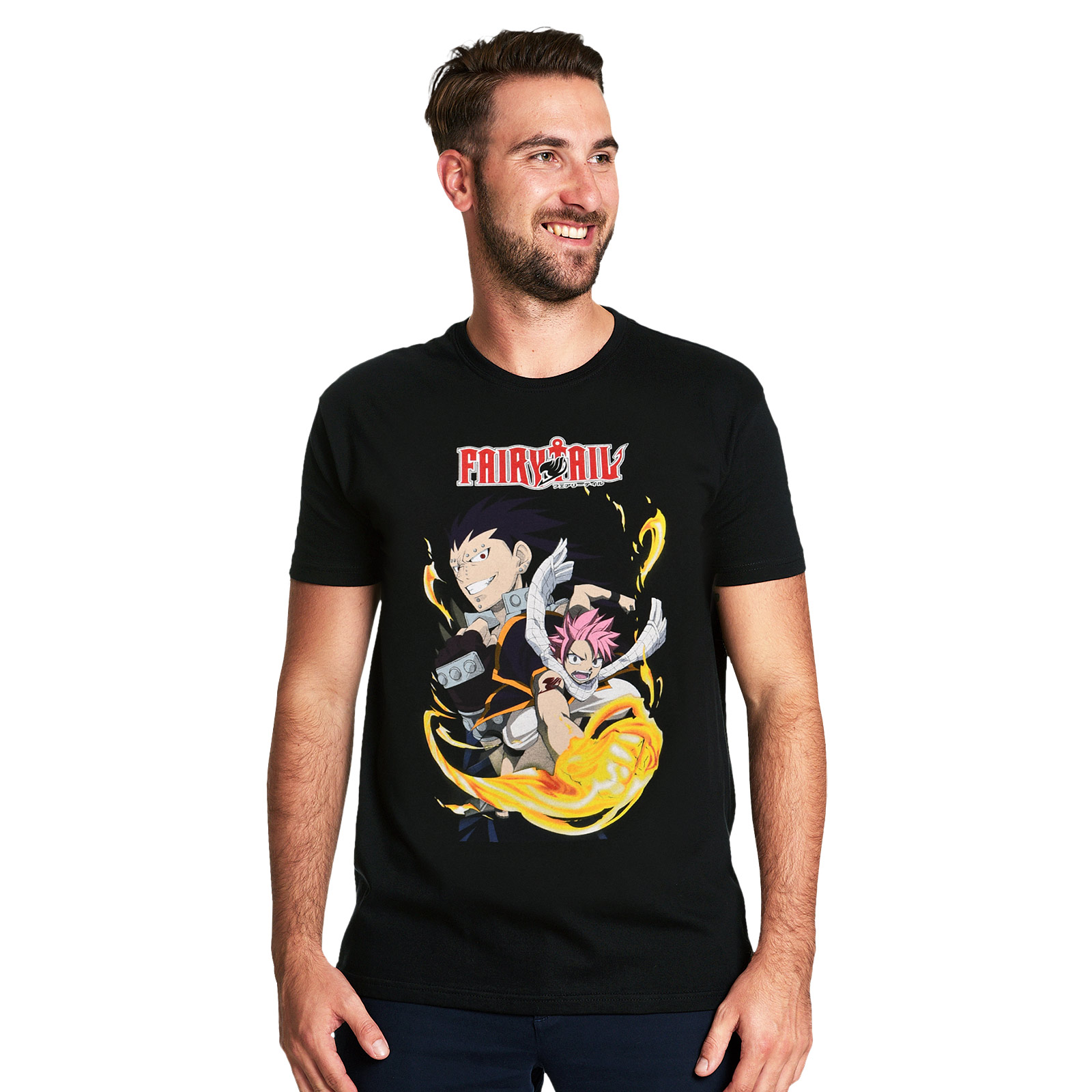 Fairy Tail - The Dragon Search T-Shirt schwarz