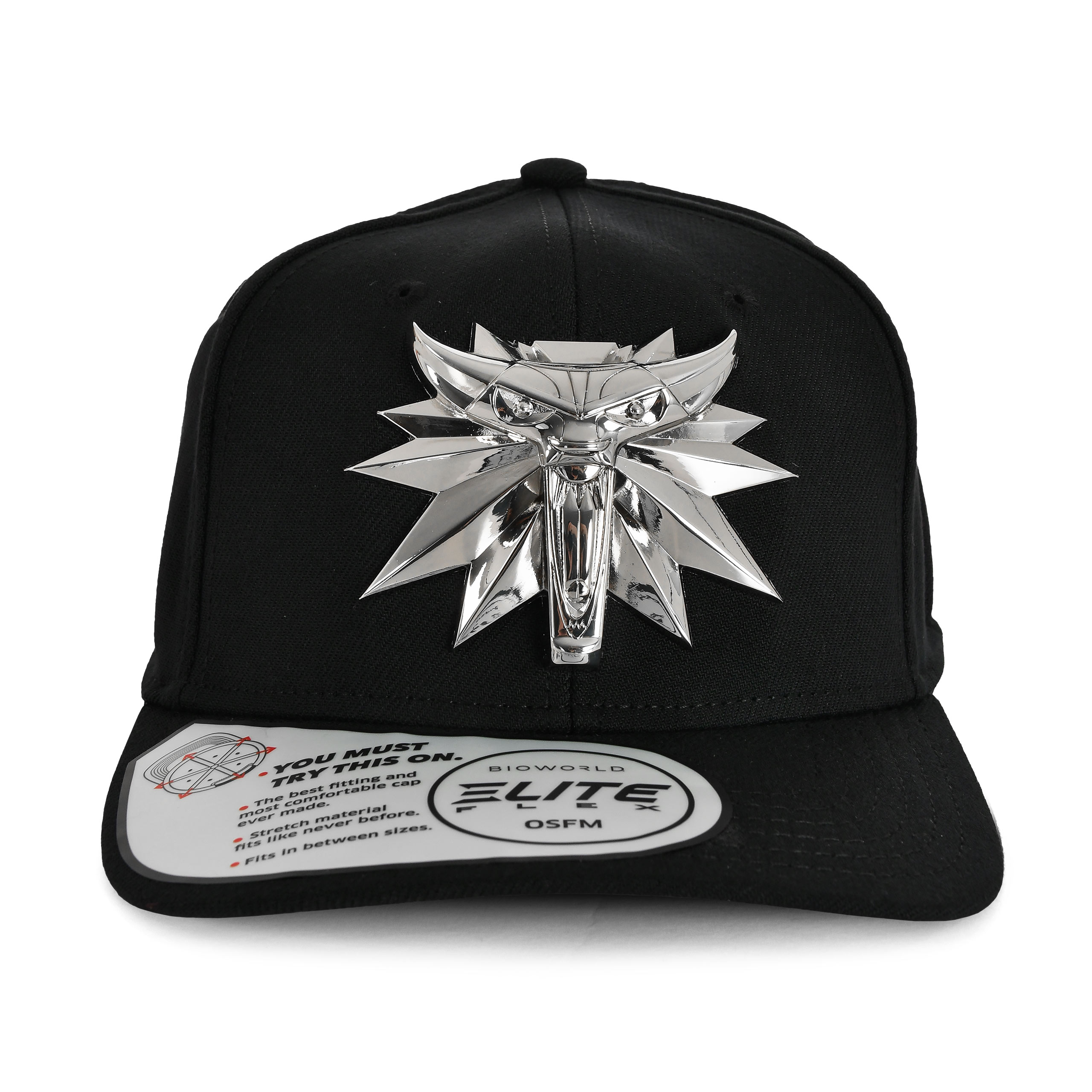 Witcher - Cappellino con medaglione del lupo nero