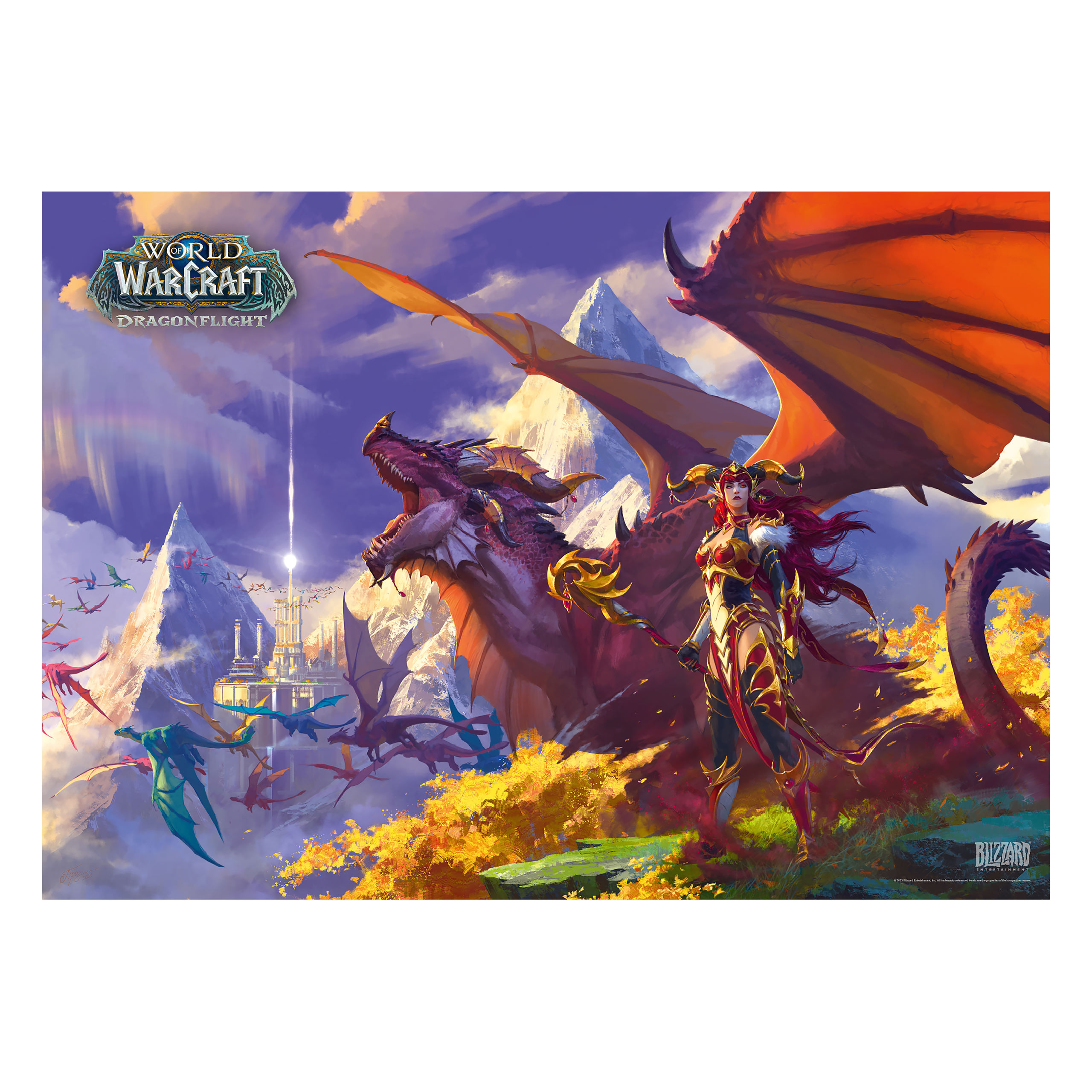 World of Warcraft - Dragonflight Puzzle 1000 Teile