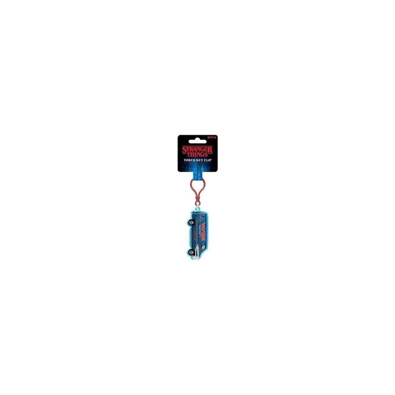 Stranger Things Torch Key Clip Portachiavi WSQK Van