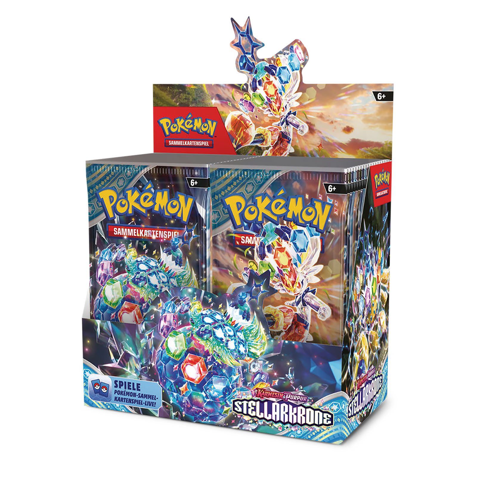 Pokemon - Karmesin & Purpur KAPU07 Stellarkrone Sammelkarten Booster 36er Display