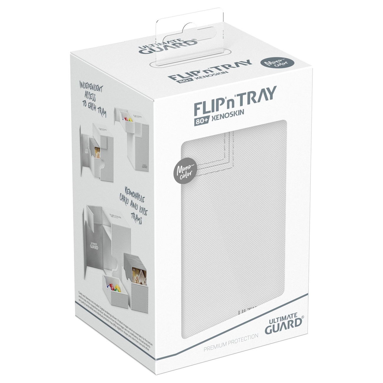 Ultimate Guard Flip'n'Tray 80+ Xenoskin - Biały