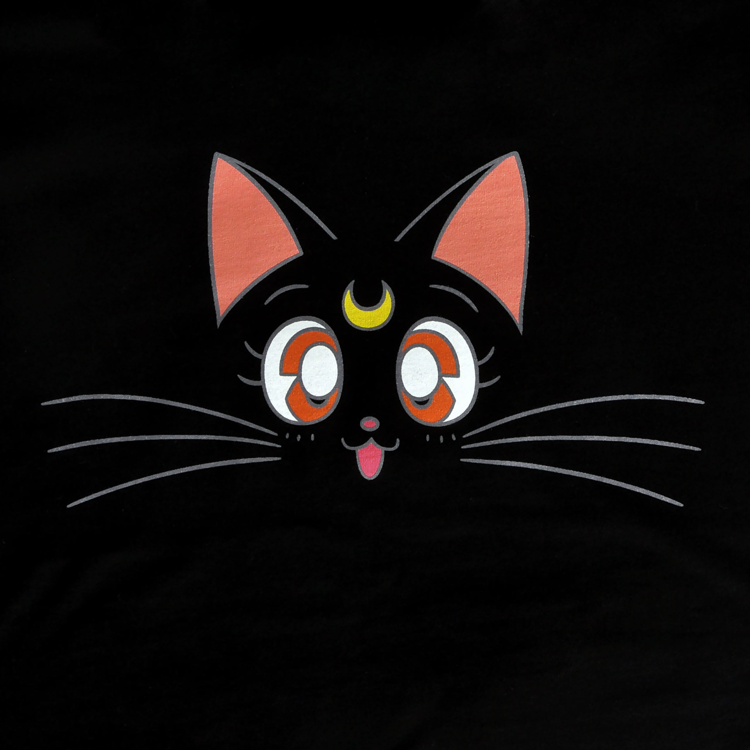 Sailor Moon - Luna T-Shirt Damen schwarz