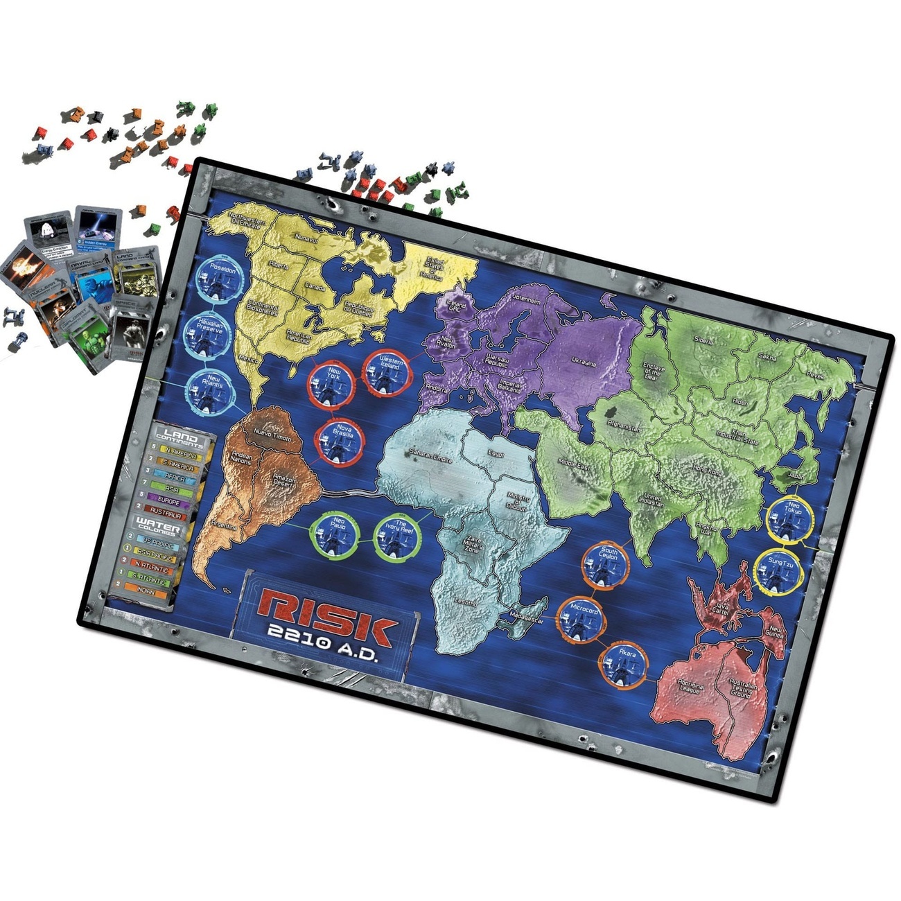 Juego de mesa Avalon Hill Risk 2210 A.D. *Versión en inglés*