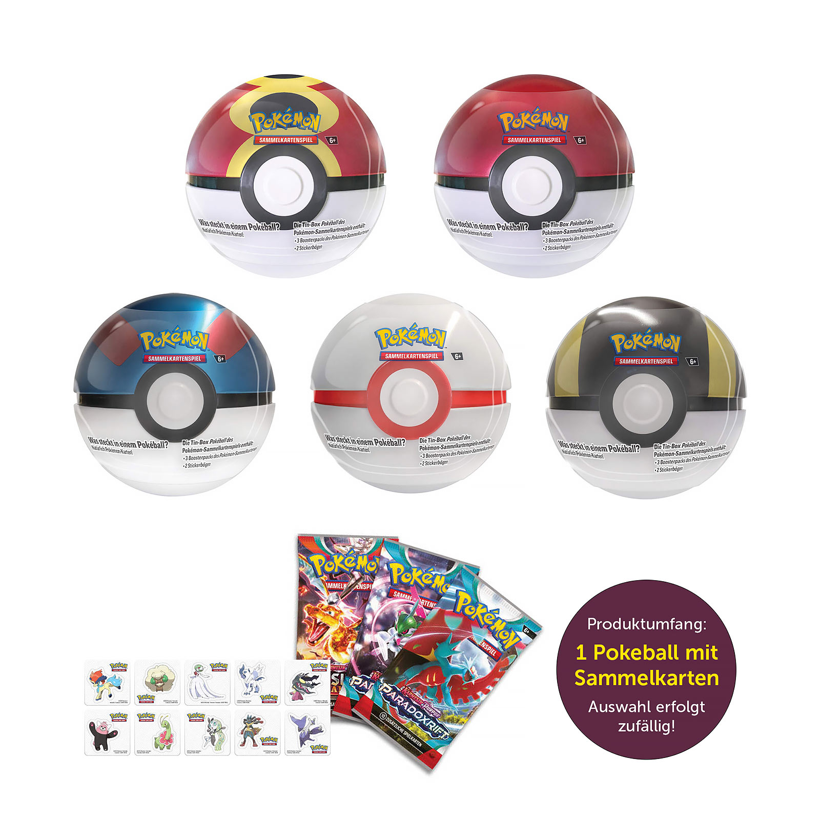 Pokémon - Mystery Poké Ball Cards Tin Box Herfst 2025