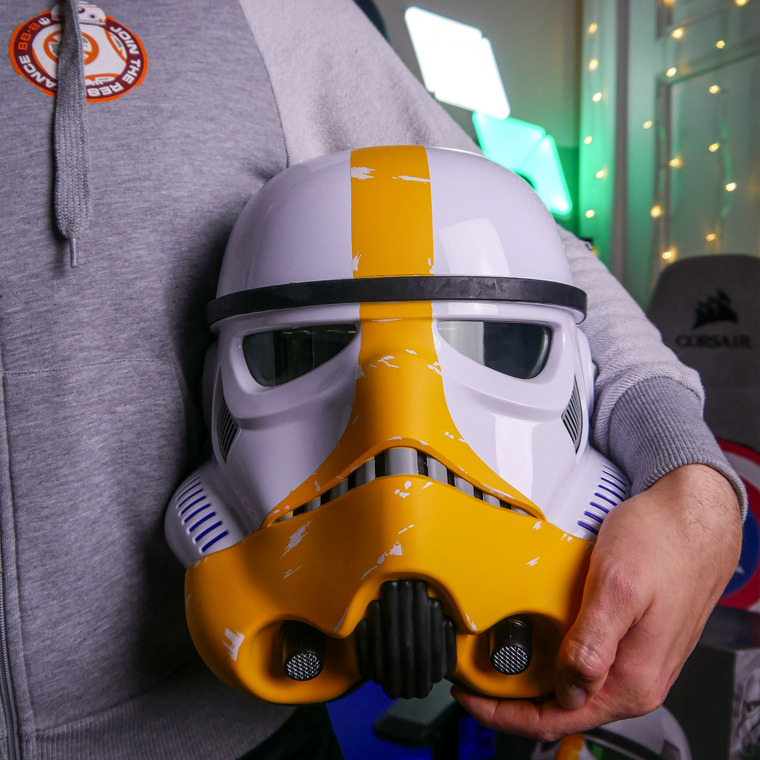 Star Wars - Réplique du casque Stormtrooper d'artillerie avec modificateur  de voix