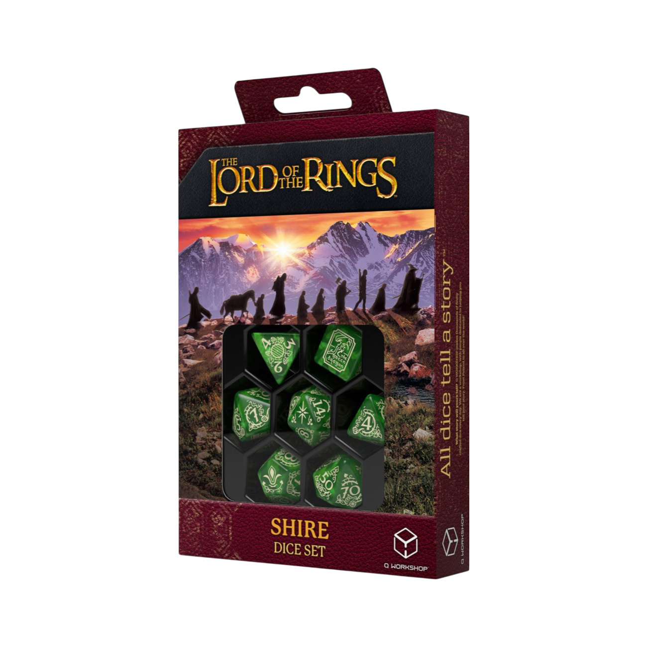 Der Herr der Ringe - Shire RPG Würfel Set 7tlg