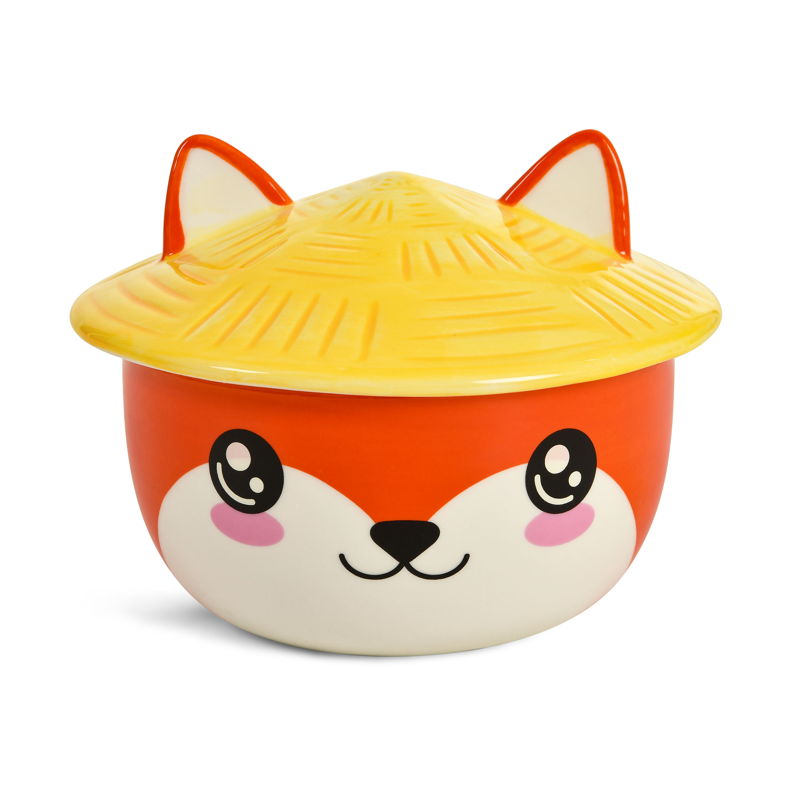 Fox Kawaii Bowl with Lid for Anime Fans