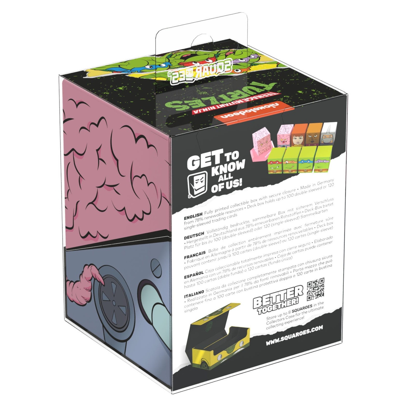 Squaroes Squaroe Teenage Mutant Ninja Turtles™ NT002 - Krang avec Bubble Walker
