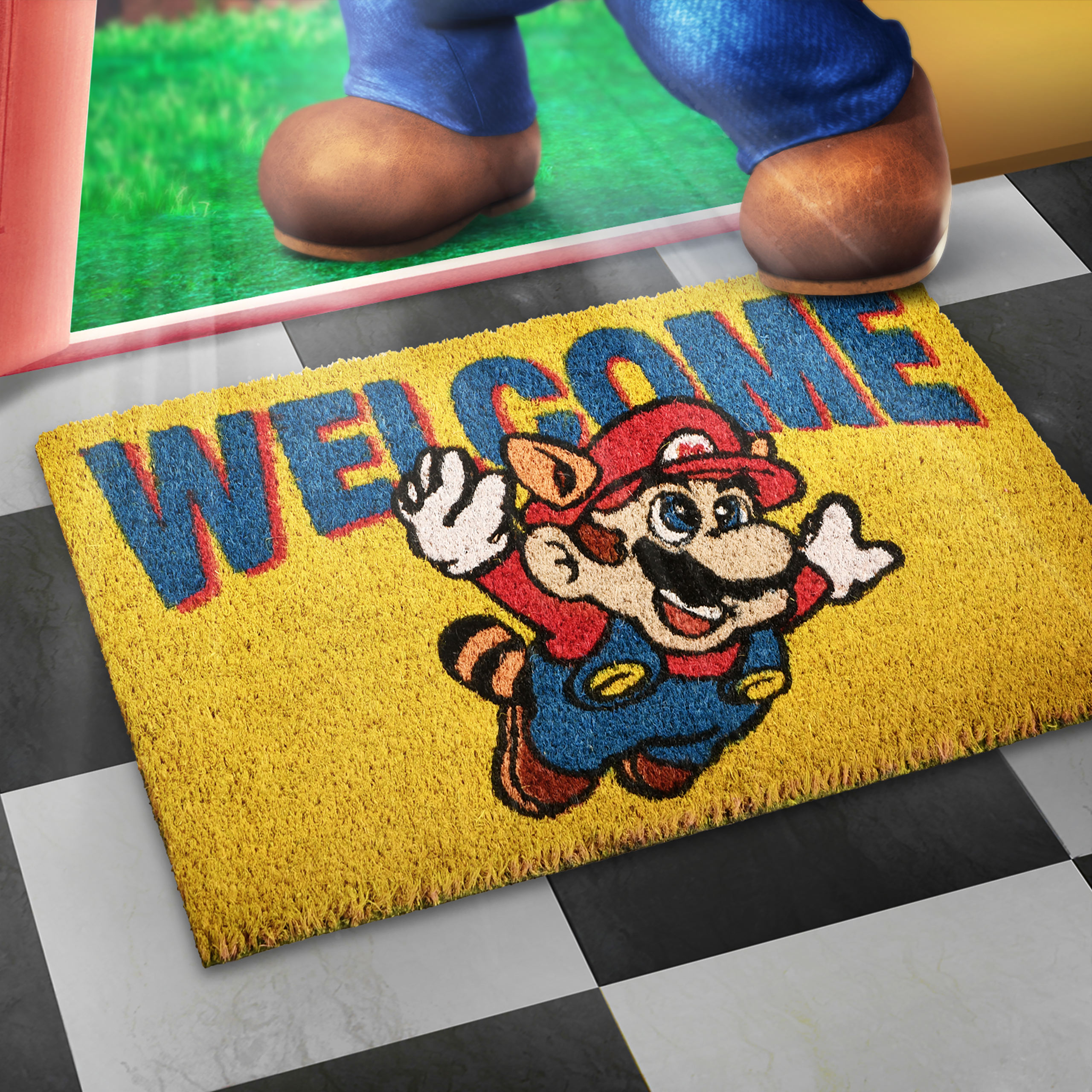 Super Mario - Welcome Fußmatte