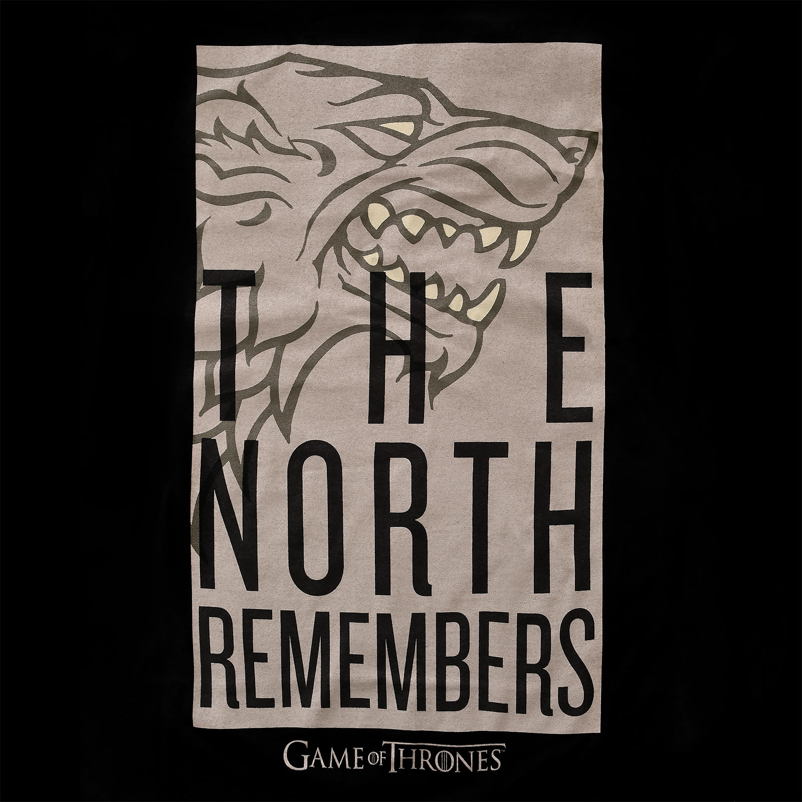 Game of Thrones - Le Nord se souvient Stark T-Shirt noir