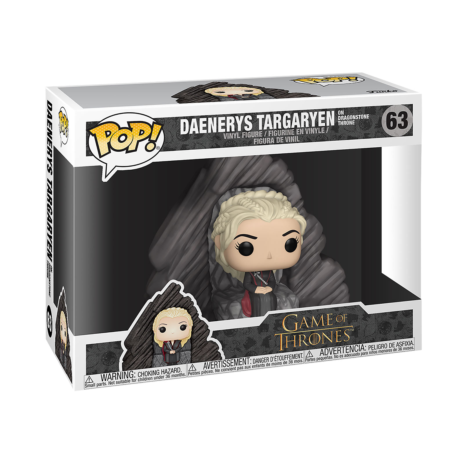 Game of Thrones - Daenerys auf Drachenstein Thron Funko Pop Figur