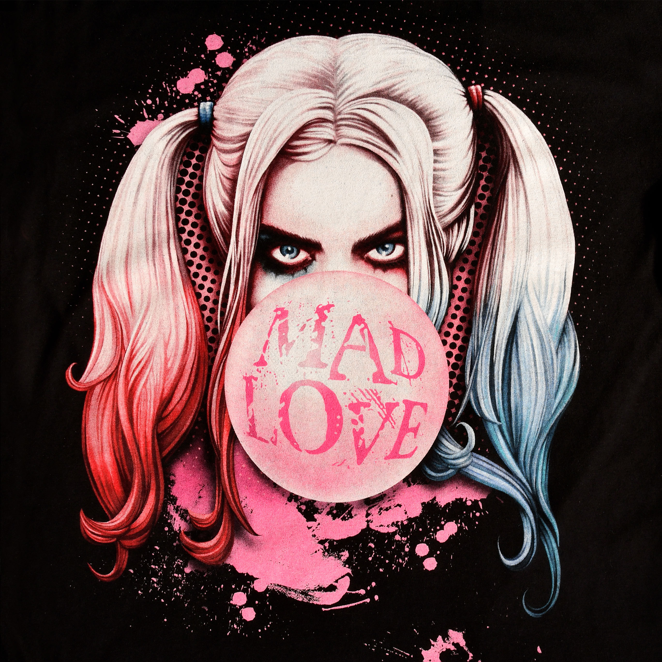 Harley Quinn - Mad Love T-Shirt zwart
