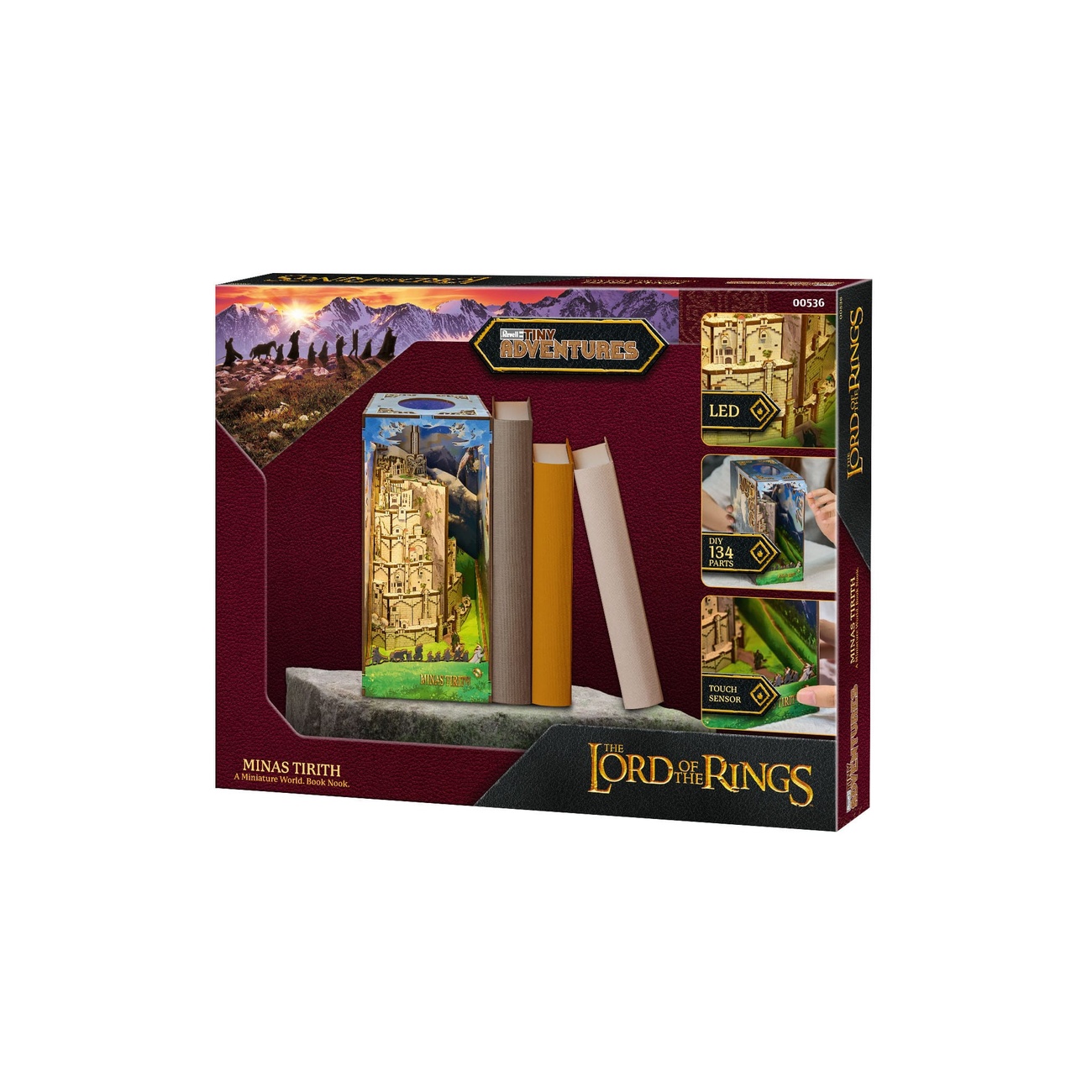 Der Herr der Ringe Tiny Adventures Book Nook Mini-Diorama Minas Tirith 23 cm