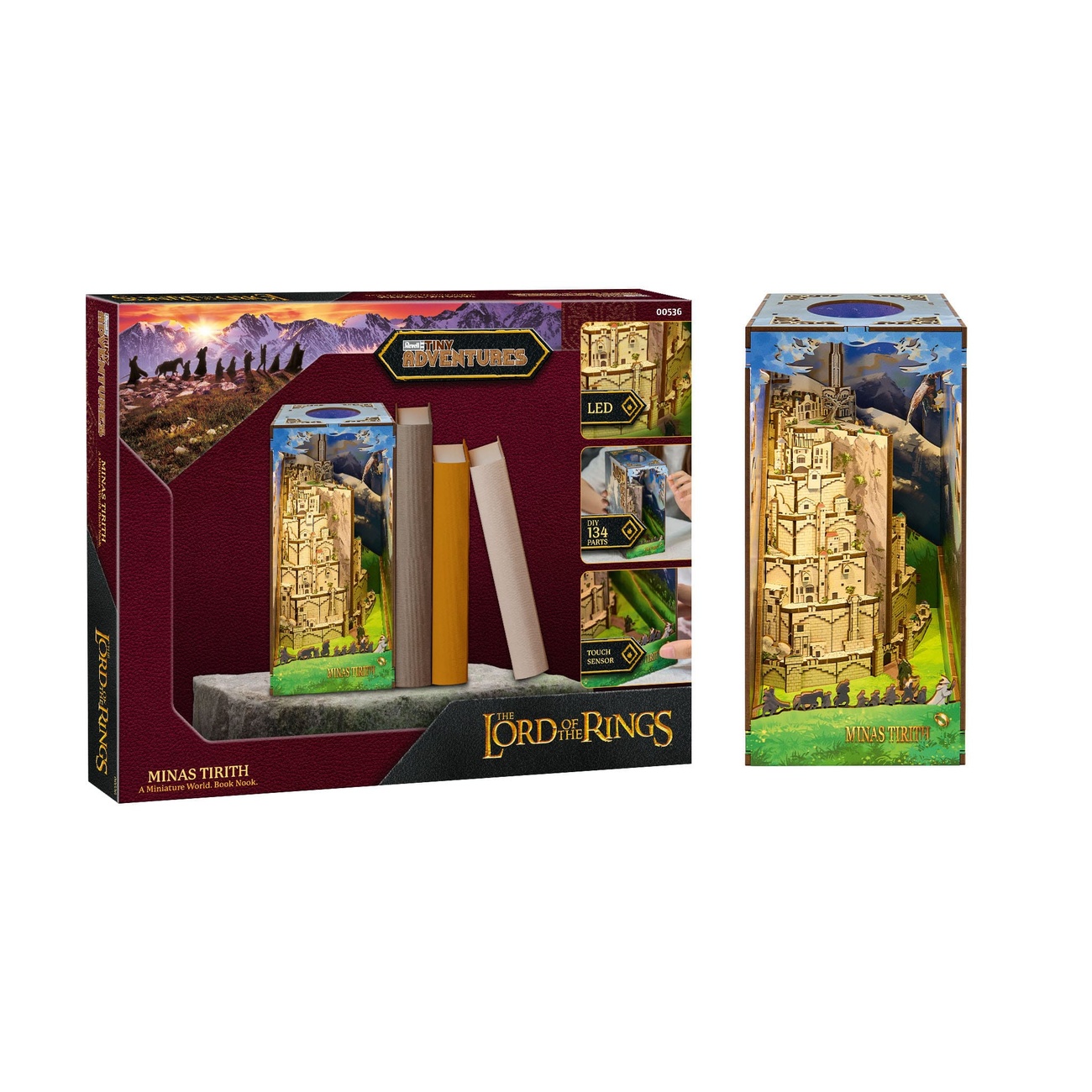 Der Herr der Ringe Tiny Adventures Book Nook Mini-Diorama Minas Tirith 23 cm