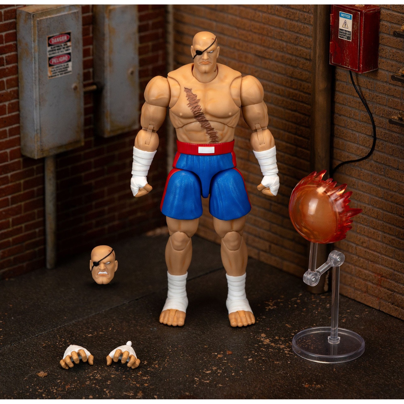 Ultra Street Fighter II: The Final Challengers Actionfigur 1/12 Sagat 19 cm