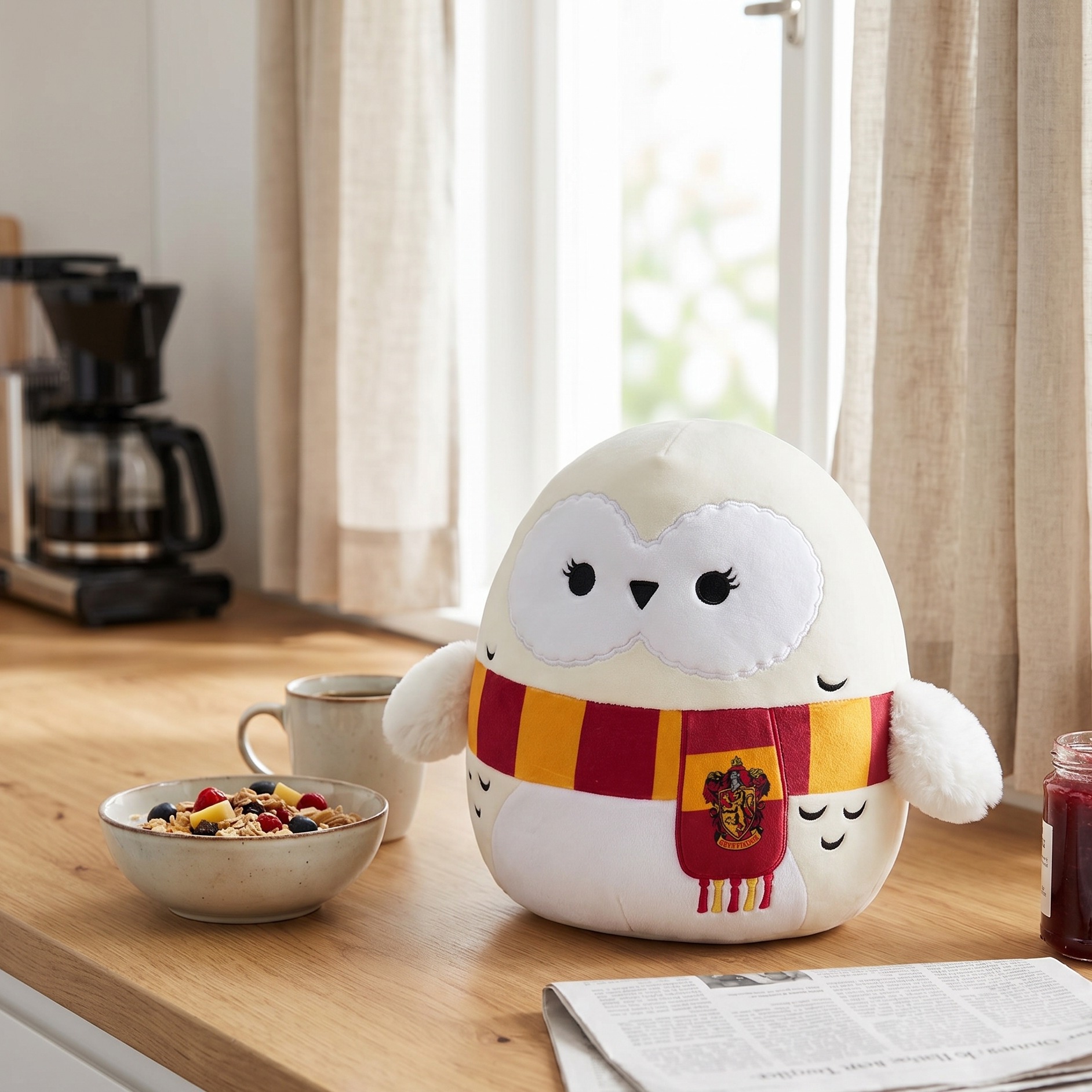 Harry Potter - Hedwig mit Schal Squishmallows Plüsch Figur