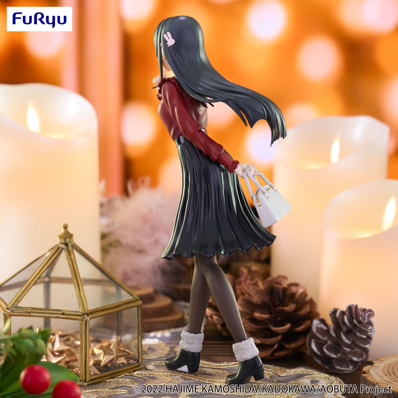 Rascal Does Not Dream of Bunny Girl Senpai Statua PVC Trio-Try-iT Mai Sakurajima Outfit Invernale Ver. 21 cm