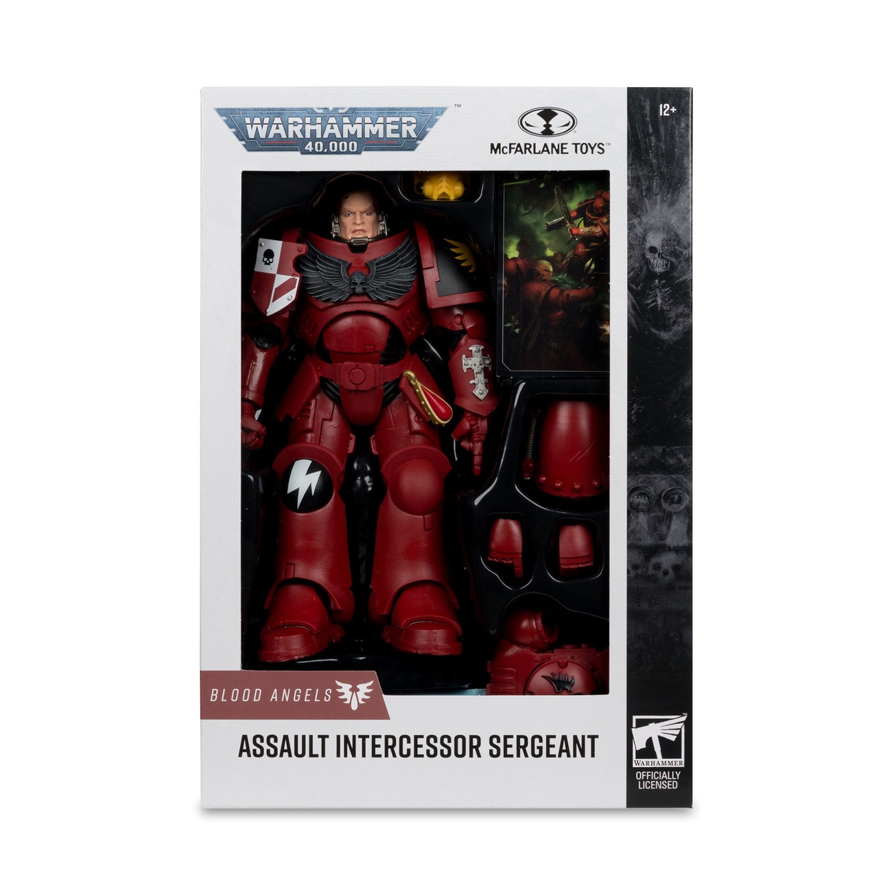 Warhammer 40k - Assault Intercessor Sergeant (Blood Angel) Actionfigur 18cm
