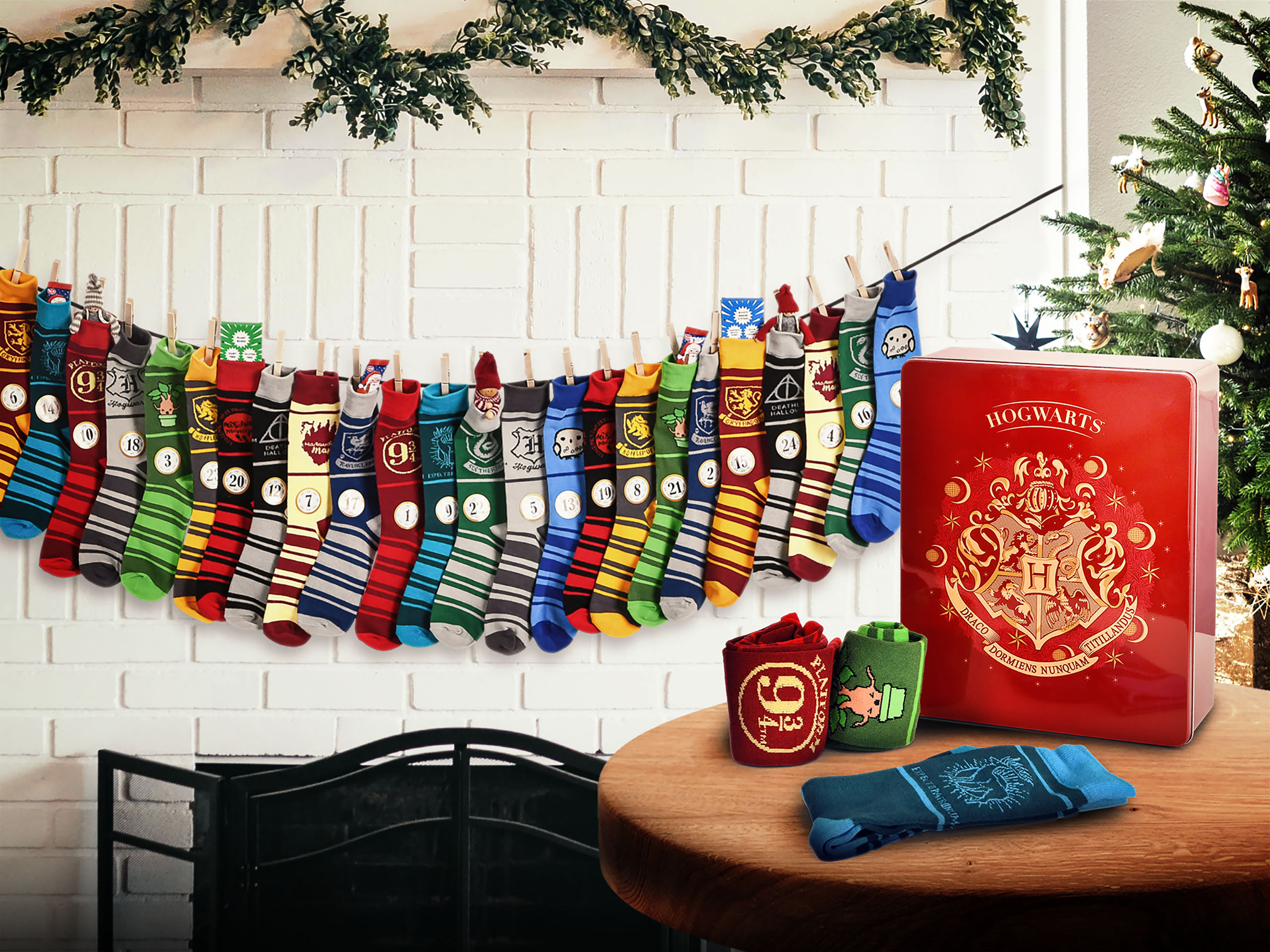 Harry Potter - socks Advent calendar to fill