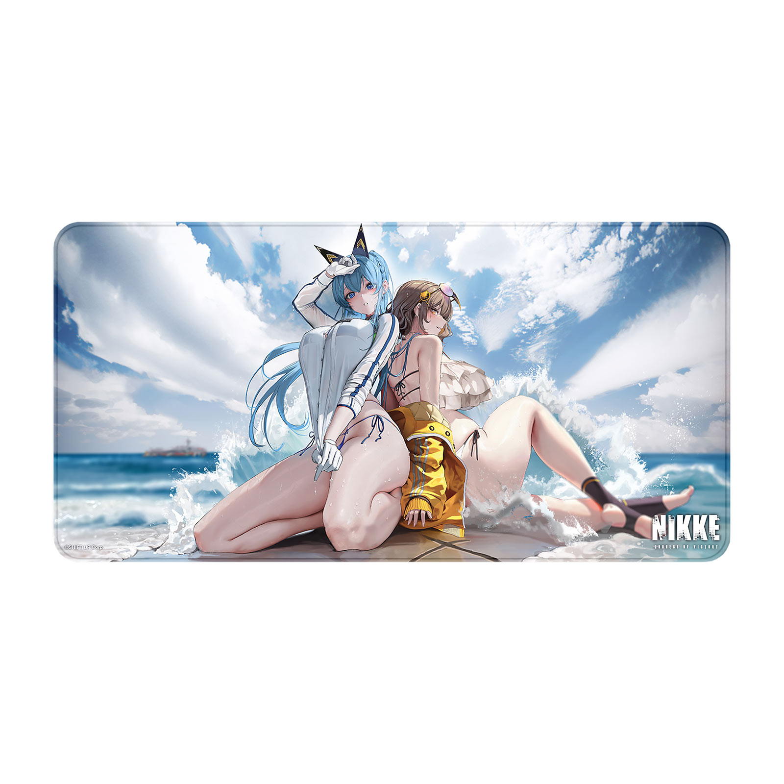 Goddess of Victory: Nikke - Helmet & Anis Mousepad