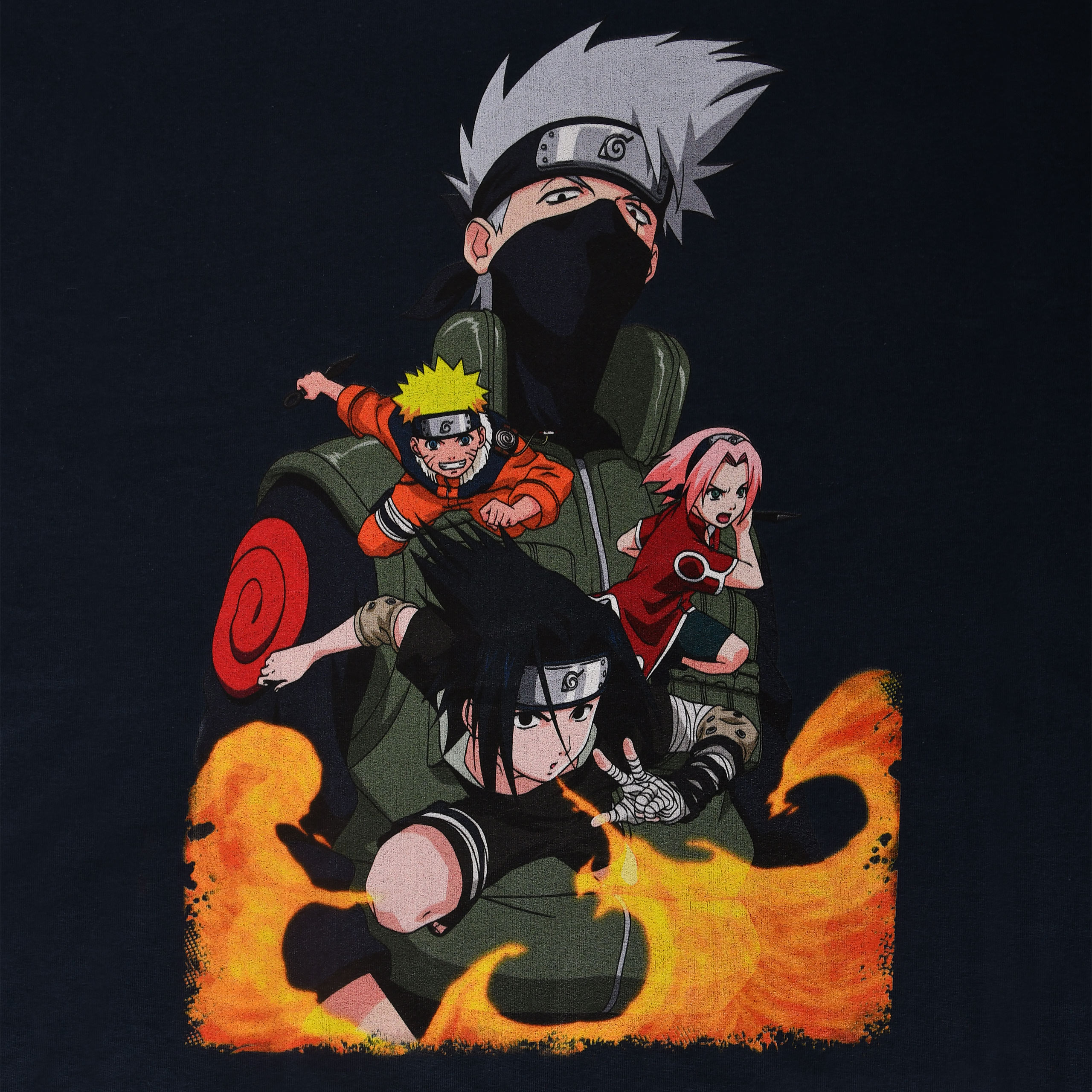 Naruto - T-shirt Team 7 bleu