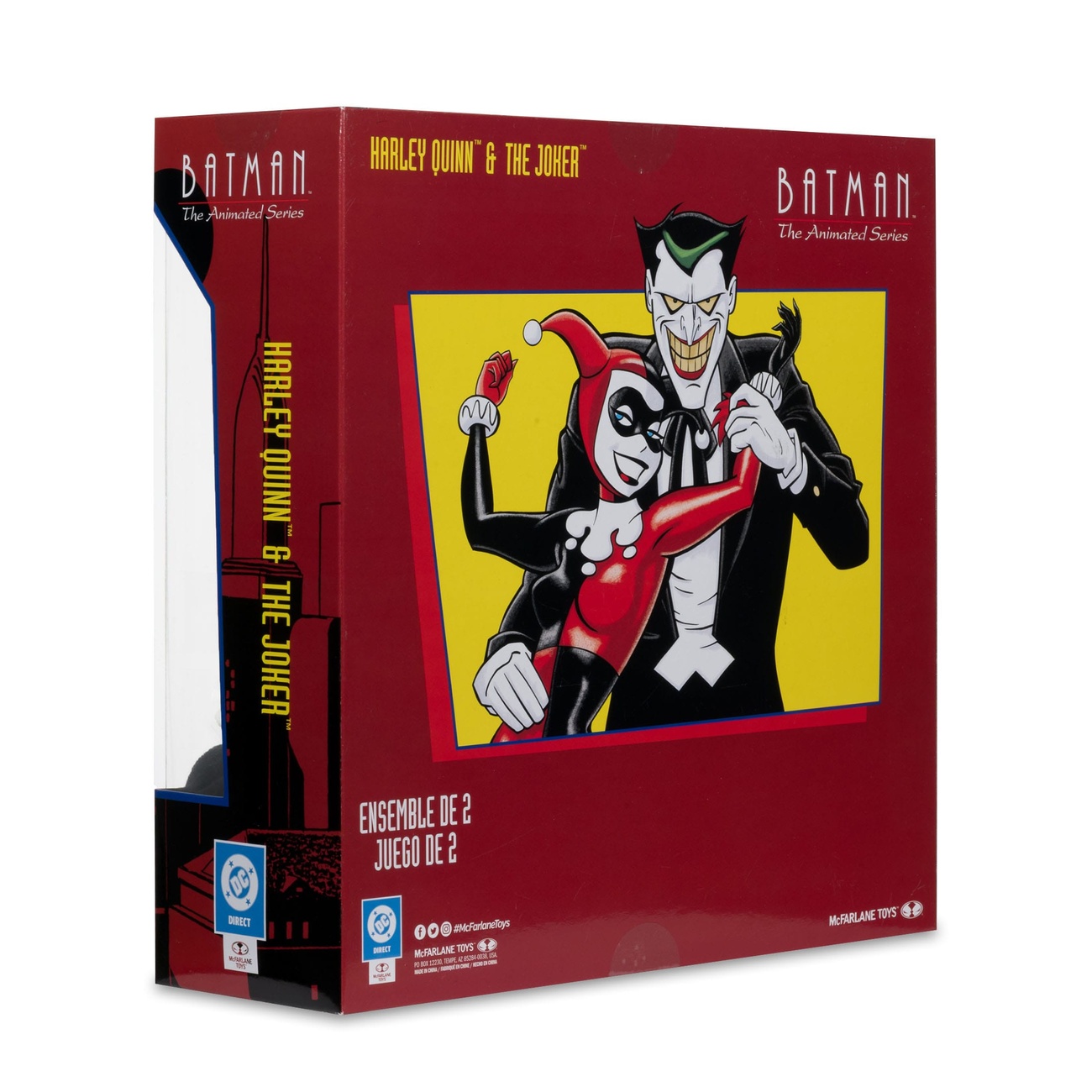 Batman: The Animated Series Figuras de acción DC Direct Harley Quinn & The Joker (Mad Love) (Gold Label) 18 cm