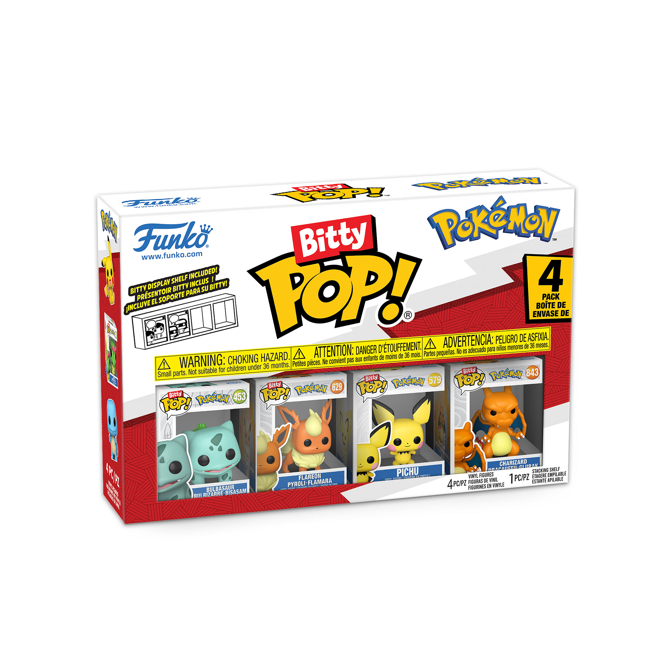 Pokemon - Bulbasaur and Friends Funko Bitty Pop 4-Figure Set Series 3