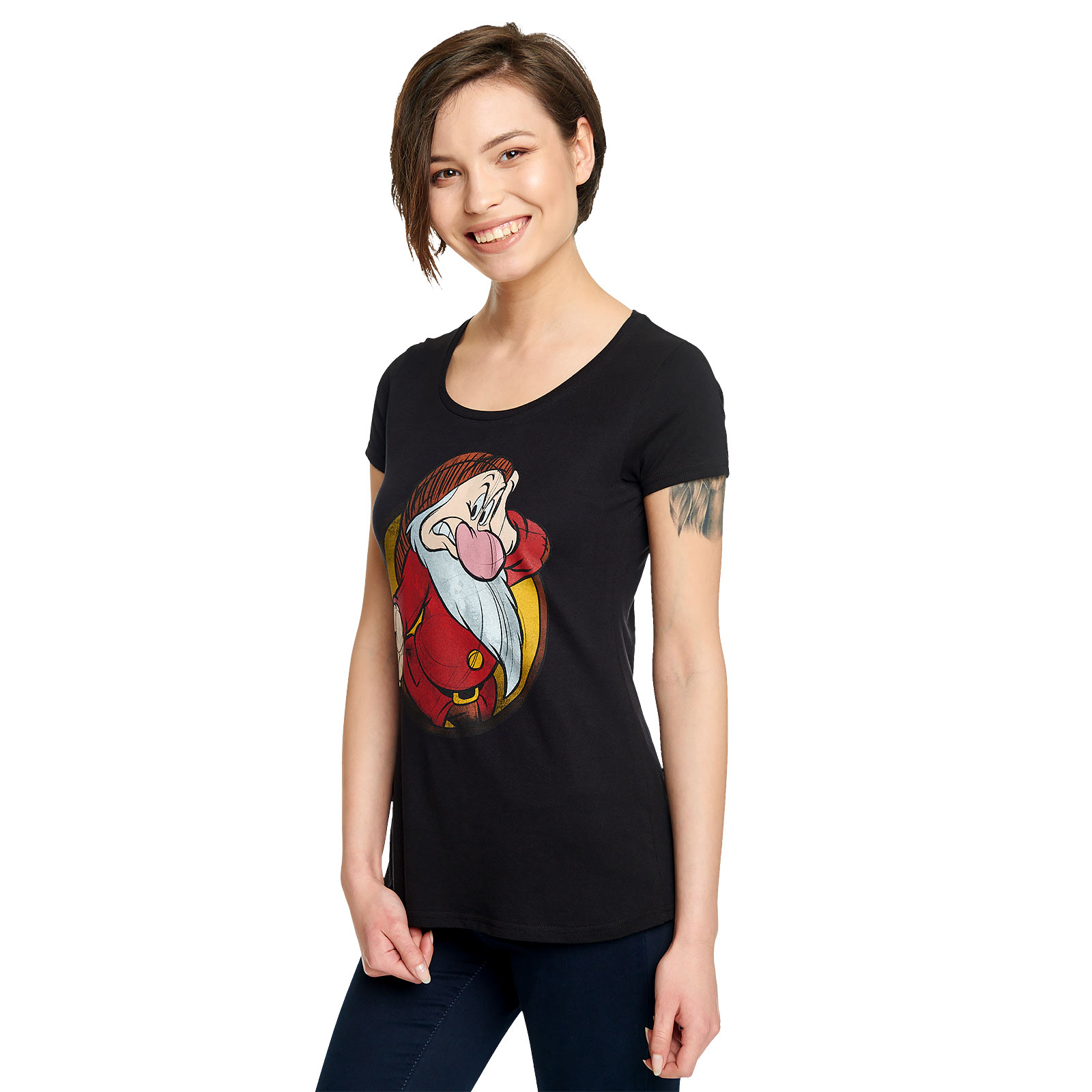 Snow White - Grumpy T-Shirt Women Black
