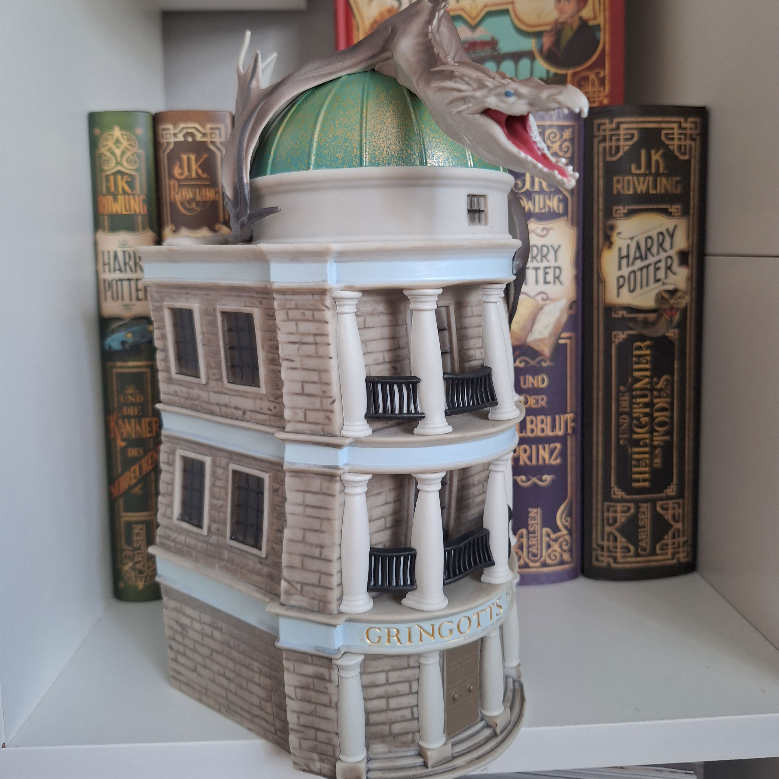 Harry Potter - Banco Gringotts con Dragón Hucha
