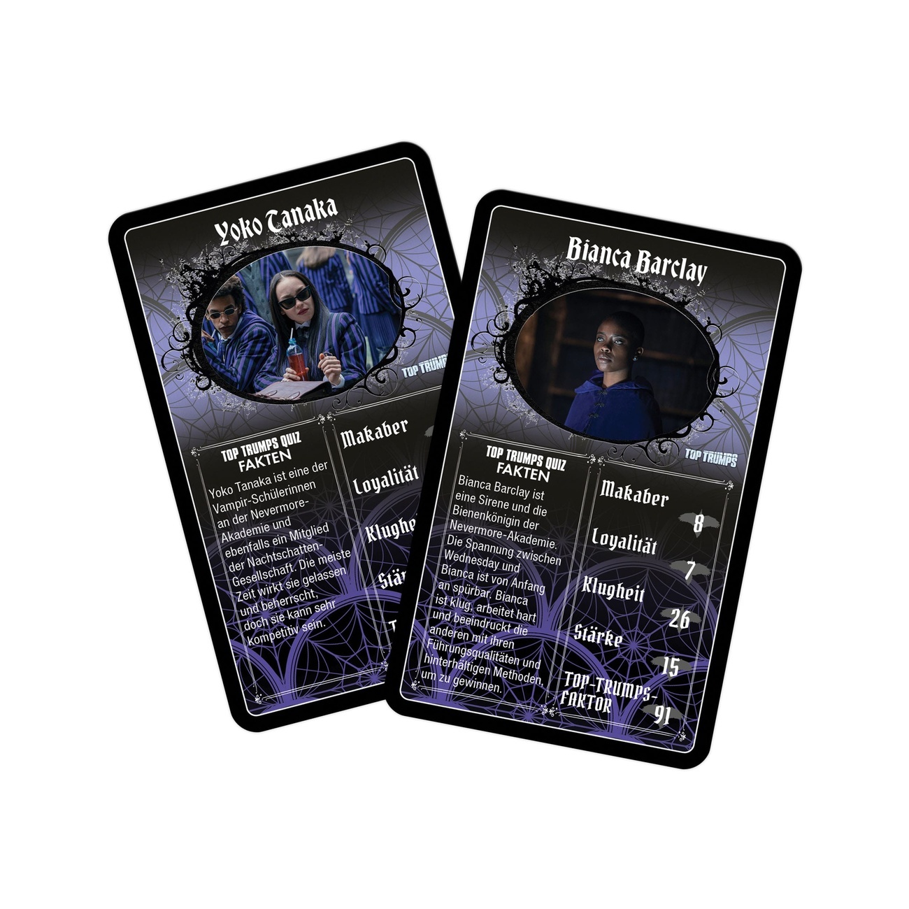 Wednesday Card Game Top Trumps *German Version*