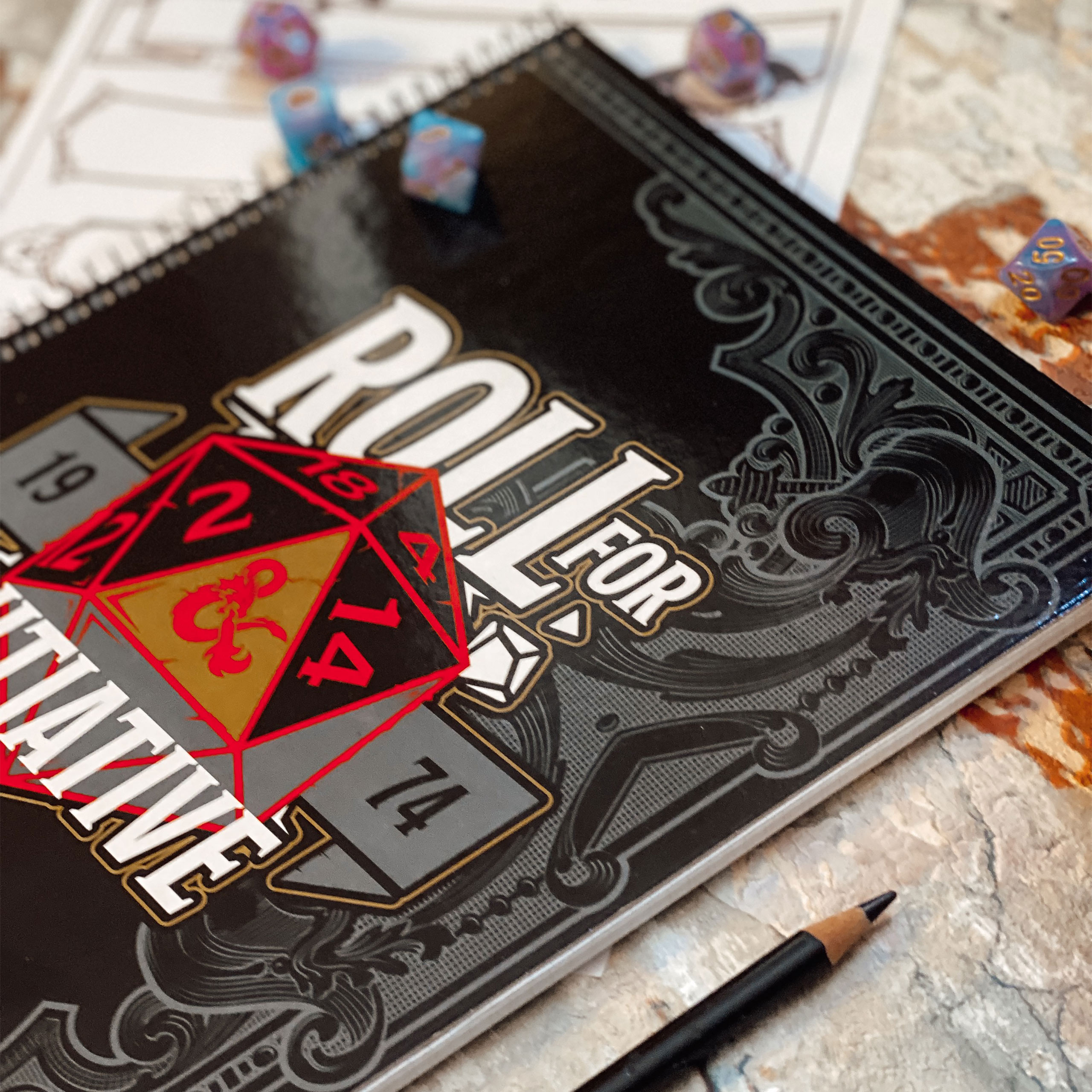 Dungeons & Dragons - Roll For Initiative Notitieboek A4