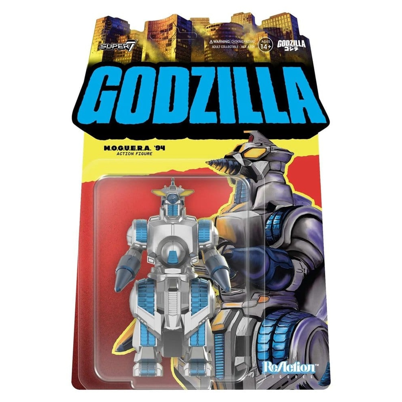 Godzilla Toho ReAction actiefiguur M.O.G.U.E.R.A. 10 cm