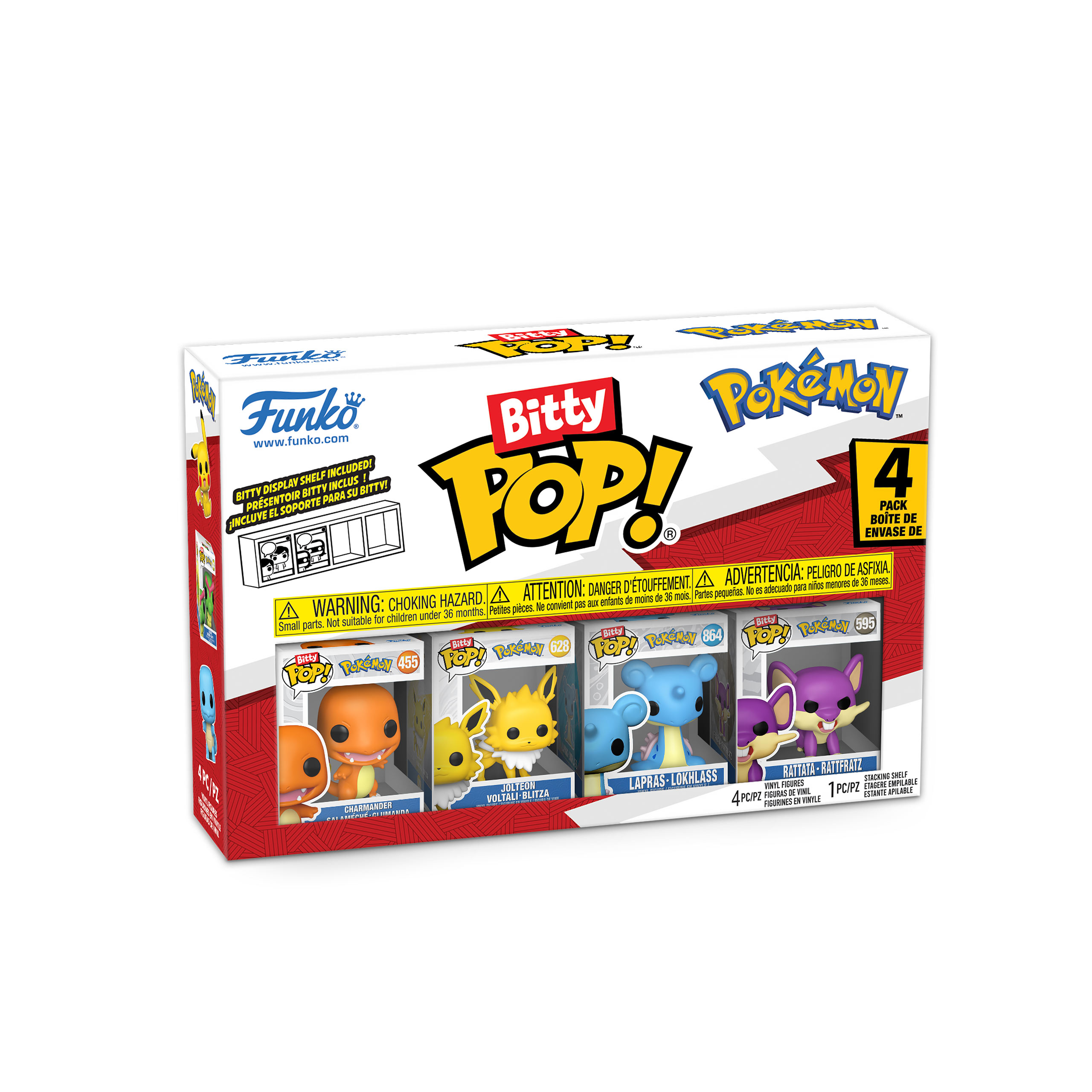 Pokemon - Charmander and Friends Funko Bitty Pop 4-Figure Set Series 2